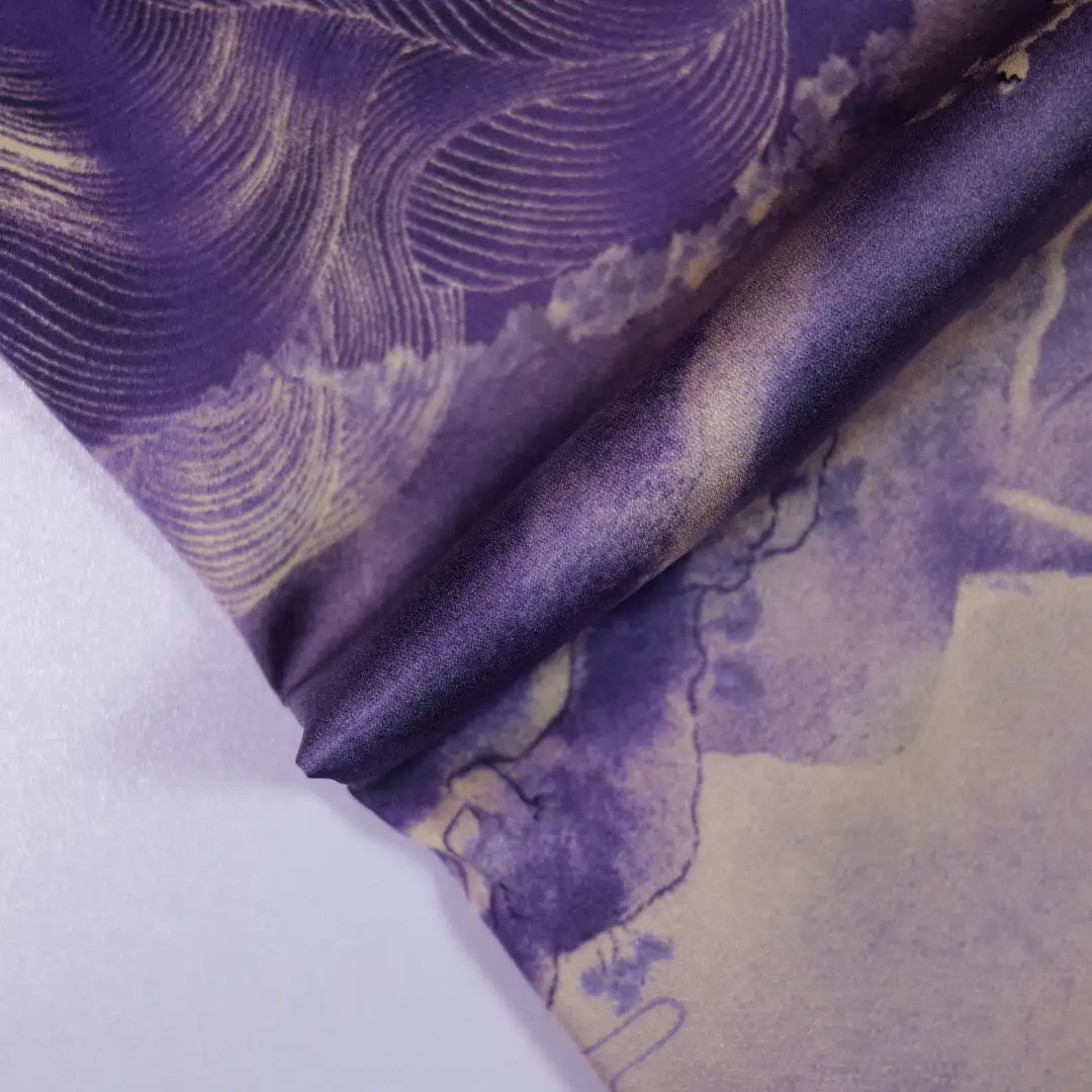 China Fabric for Strap Midi Dress,Puffy Cami Top,Ruched Cuffs Big Collar Top,Wide Leg Capri Pants,Button Half-Placket Long Sleeve Shirt,Tie-Front Vest  Poplin Woven Blended Fabric Polyester Spandex purple color buy from China wholesaler bulk order at wholesale price free worldwide shipping Alibaba