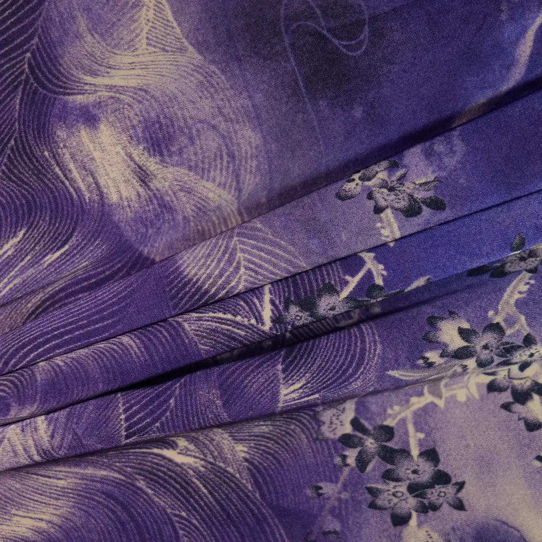 China Fabric for Strap Midi Dress,Puffy Cami Top,Ruched Cuffs Big Collar Top,Wide Leg Capri Pants,Button Half-Placket Long Sleeve Shirt,Tie-Front Vest  Poplin Woven Blended Fabric Polyester Spandex purple color buy from China wholesaler bulk order at wholesale price free worldwide shipping Alibaba