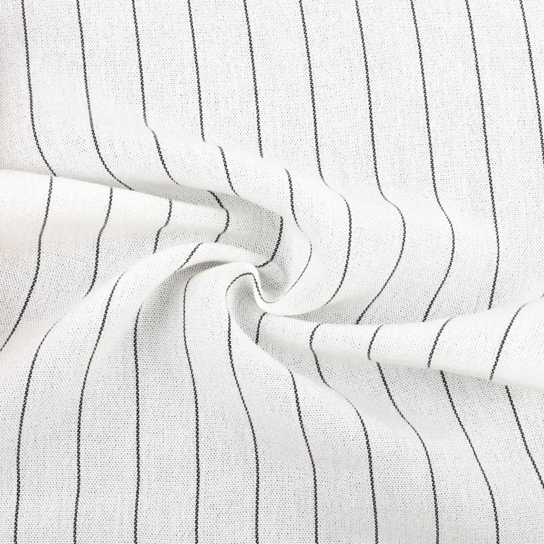 China Fabric for Blouse,Skirt,Skirt  Yarn Dyed Stripe Woven Blended Fabric Rayon Nylon Polyester stripe color buy from China wholesaler bulk order at wholesale price free worldwide shipping Alibaba