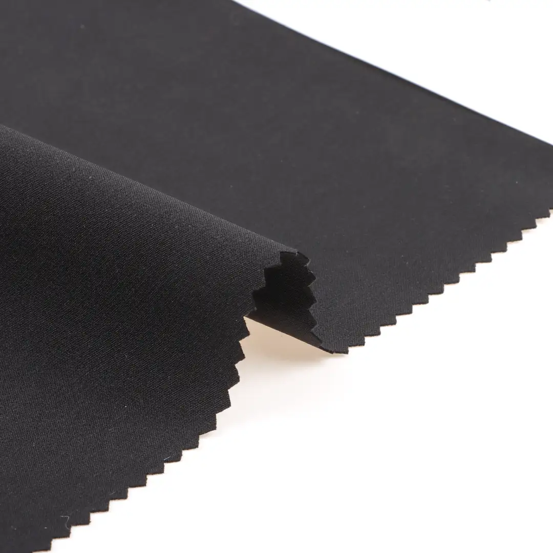 China Fabric for Pants,Blazer,Blouse,Men's Pants ,Women's Pants  Four-way Stretch (Bi-Stretch) Woven Blended Fabric Polyester Spandex BLACK color buy from China wholesaler bulk order at wholesale price free worldwide shipping Alibaba