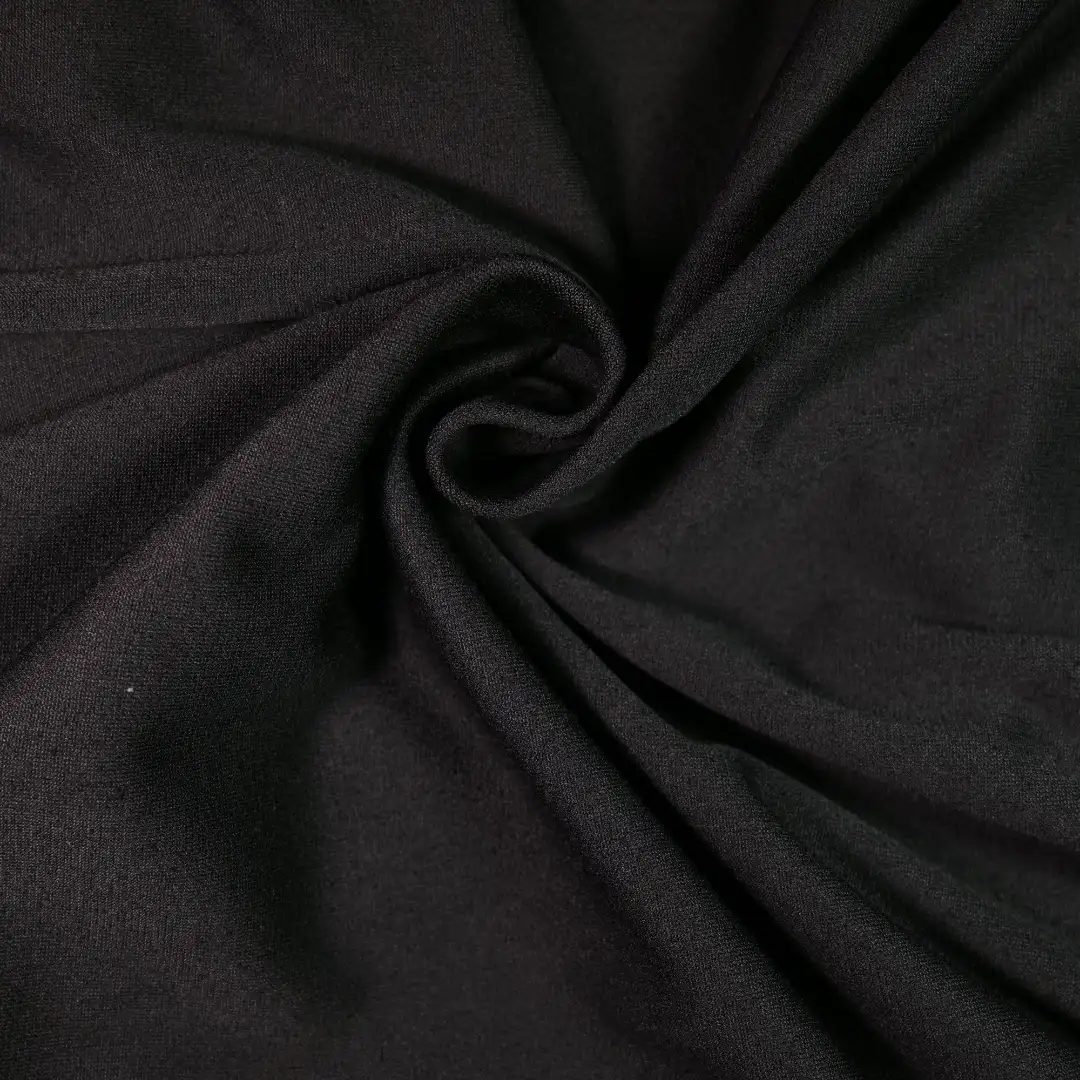 China Fabric for Hoodie  ,Loungewear,Tracksuits Sherpa Knit Fabric Polyester Black color buy from China wholesaler bulk order at wholesale price free worldwide shipping Alibaba