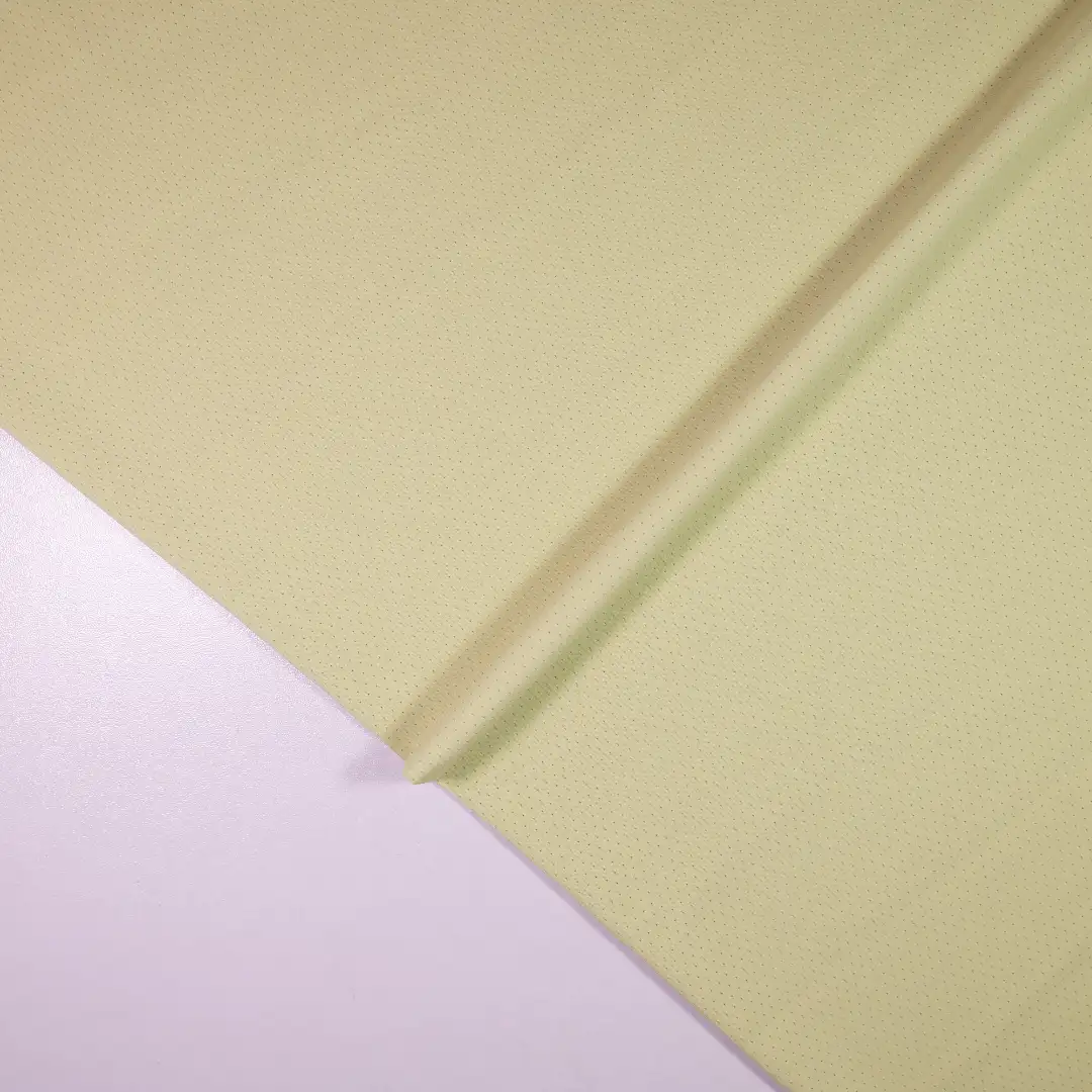 China Fabric for T-Shirt,Polo Shirt,Yoga Pants,Tracksuits,Swim shorts,Sports Bras Four-way Stretch (Bi-Stretch) Knit Fabric Polyester Spandex light yellow color buy from China wholesaler bulk order at wholesale price free worldwide shipping Alibaba