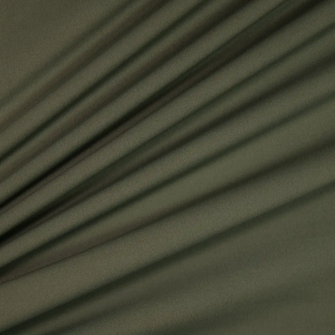 China Fabric for T-Shirt,Polo Shirt,Yoga Pants,Swim shorts Four-way Stretch (Bi-Stretch) Knit Fabric Polyester Spandex Olive color buy from China wholesaler bulk order at wholesale price free worldwide shipping Alibaba