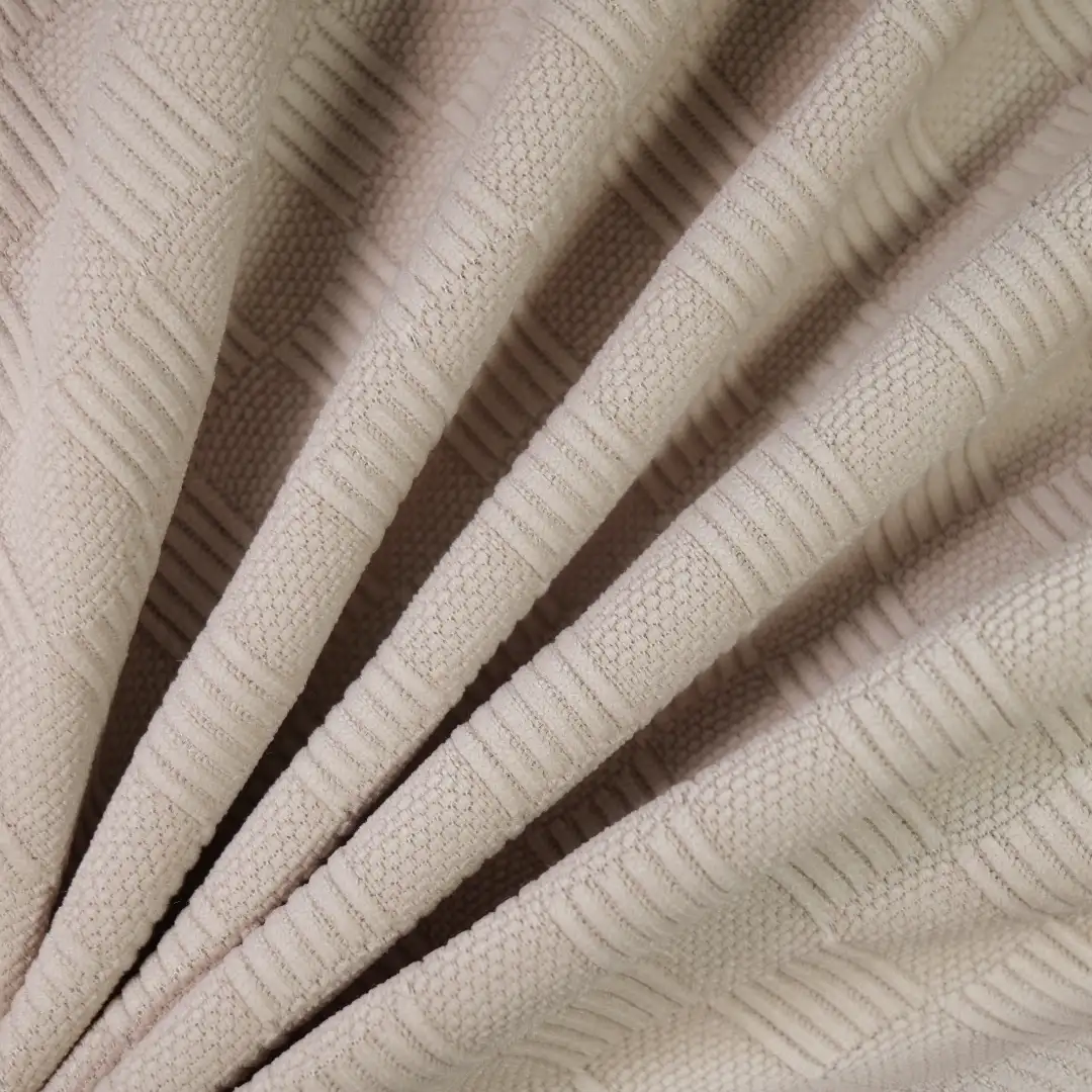 China Fabric for Pants,Jackets,Blazer,Skirt,Suit Jacquard Knit Fabric Polyester Spandex Beige color buy from China wholesaler bulk order at wholesale price free worldwide shipping Alibaba