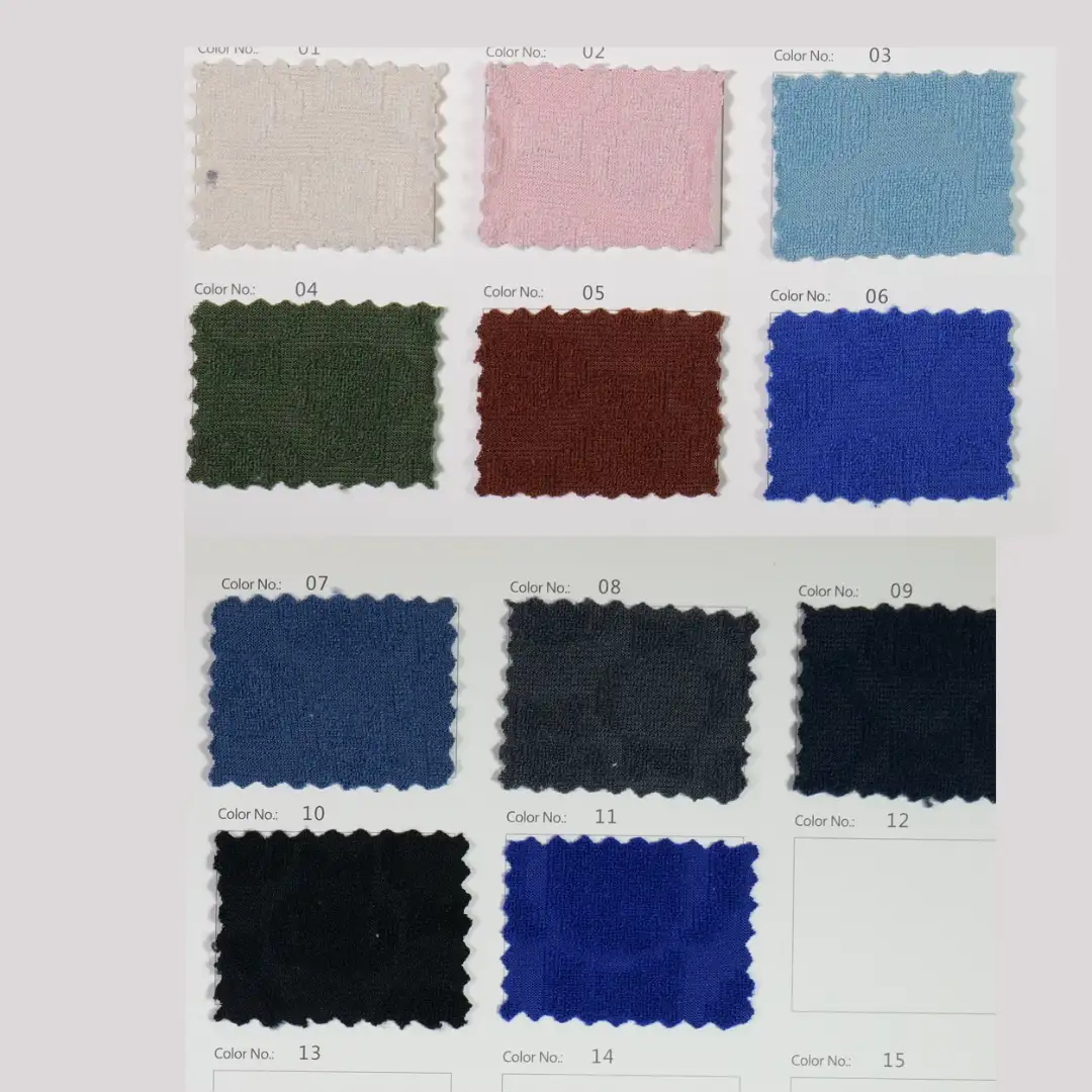 China Fabric for Pants,Blazer,Hoodie,Uniform Jacquard Knit Fabric Polyester Spandex White color buy from China wholesaler bulk order at wholesale price free worldwide shipping Alibaba