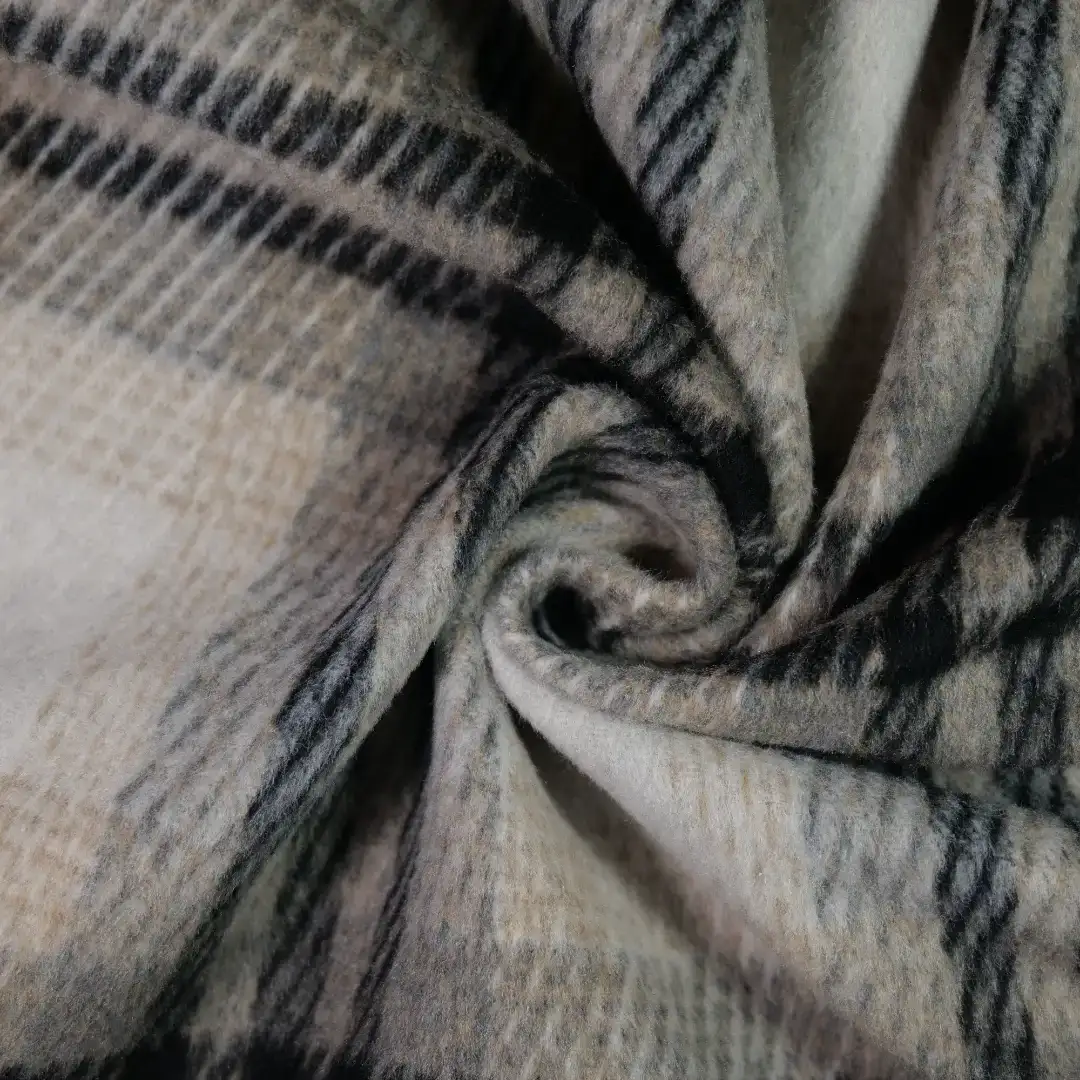 China Fabric for Suit Trouser,Jackets,Blazer Yarn Dyed Check Woven Blended Fabric Polyester Wool lightgrey color buy from China wholesaler bulk order at wholesale price free worldwide shipping Alibaba