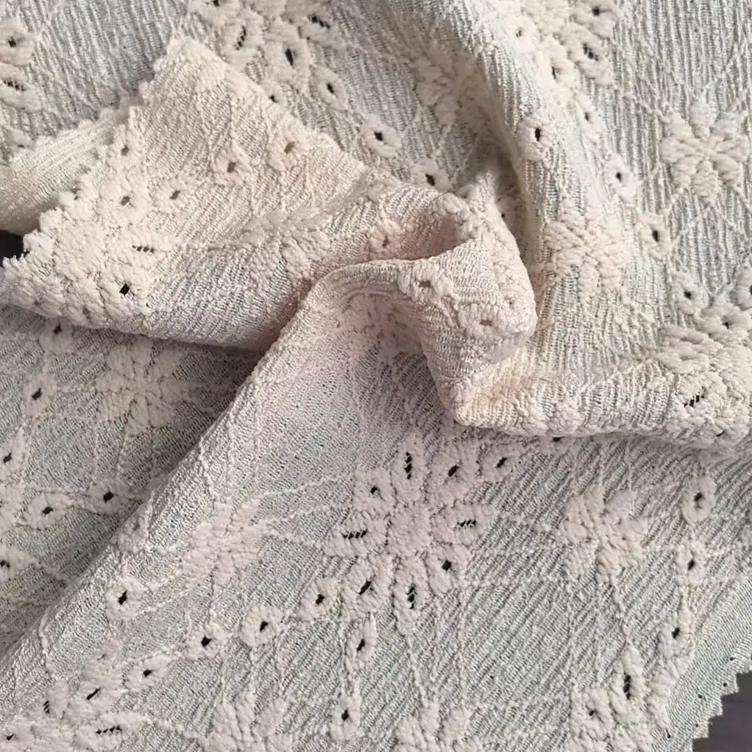China Fabric for Blouse,Skirt,Shirt Half Sleeve Button  TC Yarn Dye Woven Blended Fabric Polyester Beige color buy from China wholesaler bulk order at wholesale price free worldwide shipping Alibaba