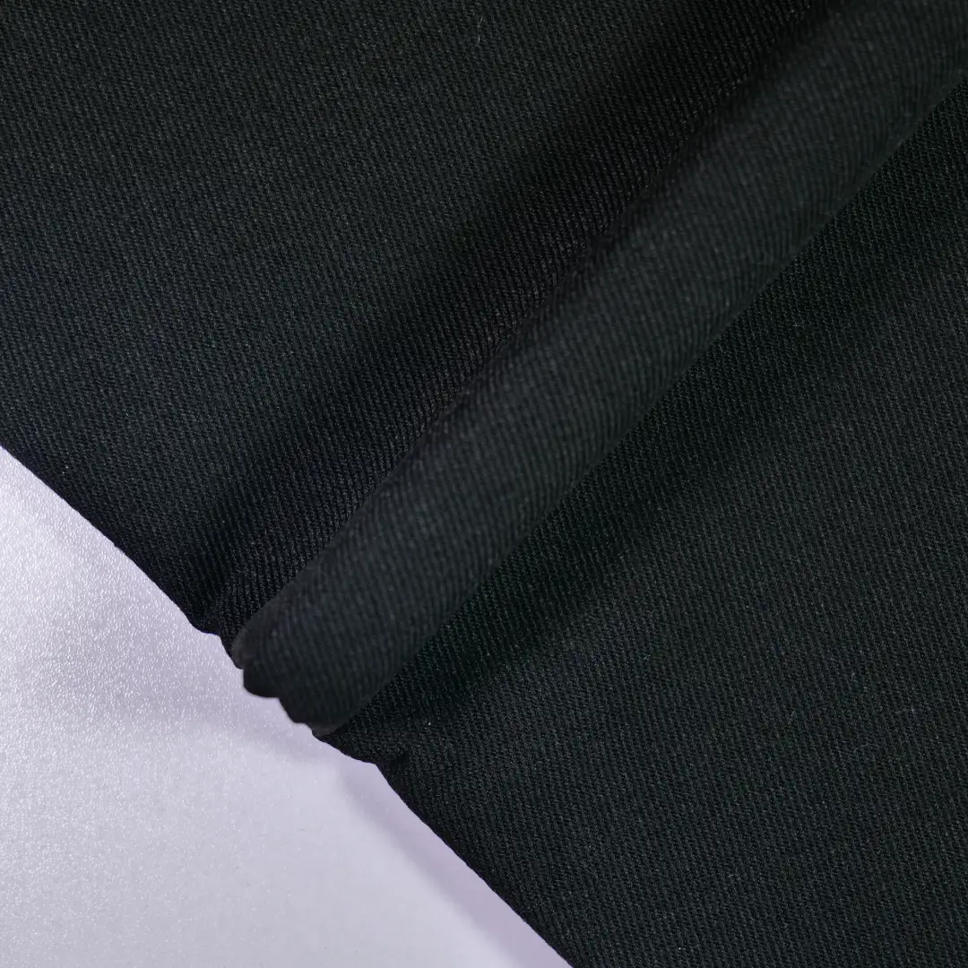 China Fabric for Pants,Jackets,Blazer,Jogger,Trench Coat,Suit Twill Synthetic Woven Fabric Nylon Spandex black color buy from China wholesaler bulk order at wholesale price free worldwide shipping Alibaba