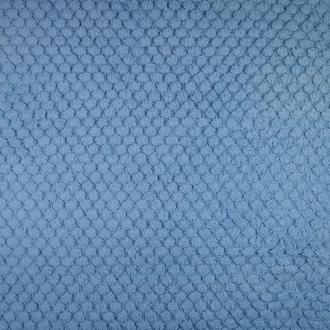 China Fabric for Hoodie,Pajamas,Loungewear Double-side fleece Knit Fabric Polyester Blue color buy from China wholesaler bulk order at wholesale price free worldwide shipping Alibaba