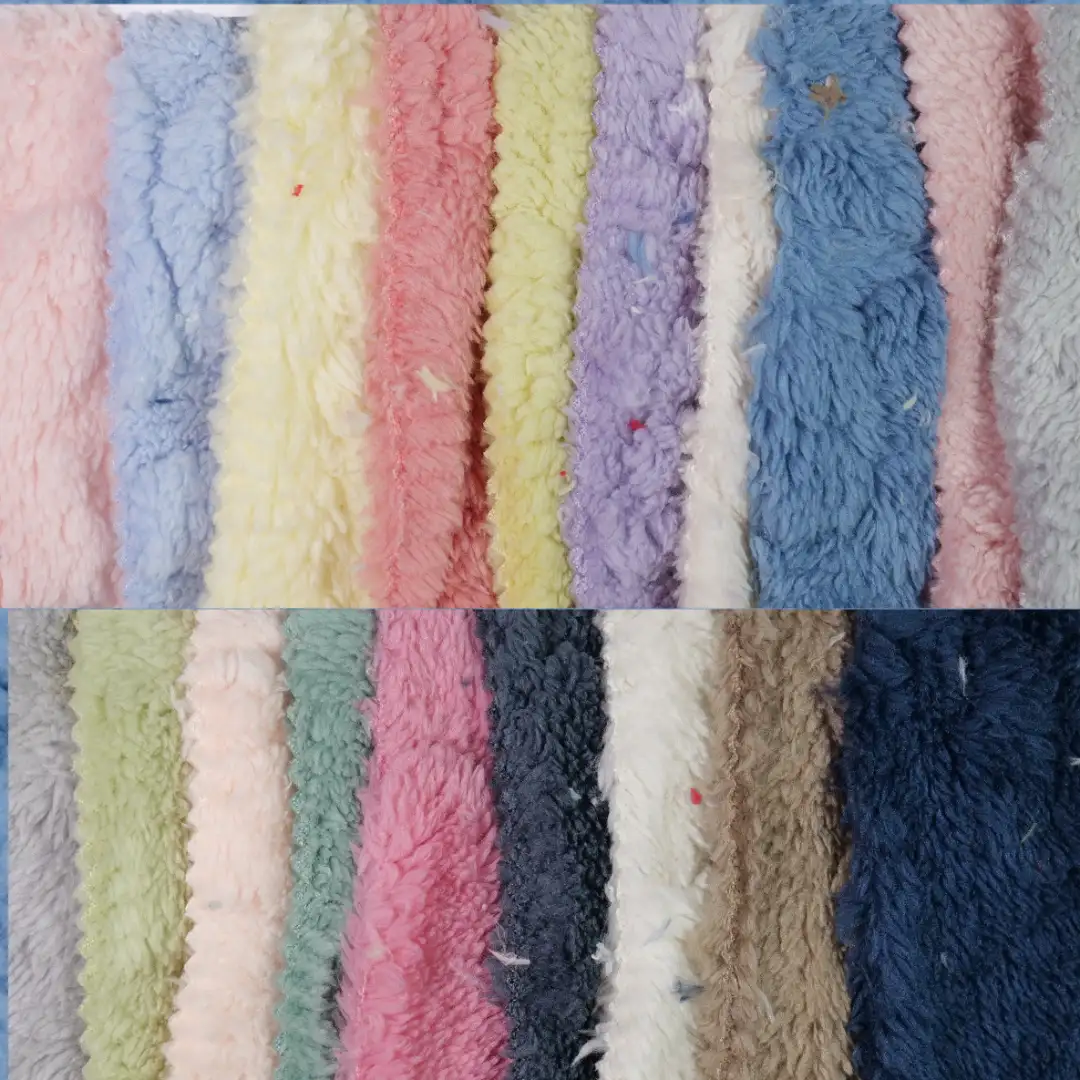 China Fabric for Pajamas,Knitted Jacket ,Hoodie   Double-side fleece Knit Fabric Polyester LightGreen color buy from China wholesaler bulk order at wholesale price free worldwide shipping Alibaba