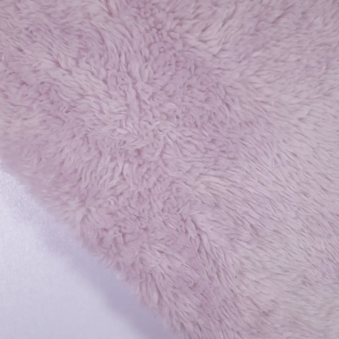 China Fabric for Pajamas,Full-Zipper Cardigan ,Crew Neck Pullover ,Loungewear Double-side fleece Knit Fabric Polyester light purple color buy from China wholesaler bulk order at wholesale price free worldwide shipping Alibaba