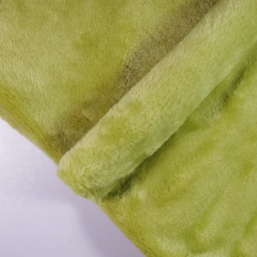 China Fabric for Hoodie,Knitted Jacket ,Tracksuits Double-side fleece Knit Fabric Polyester Green color buy from China wholesaler bulk order at wholesale price free worldwide shipping Alibaba