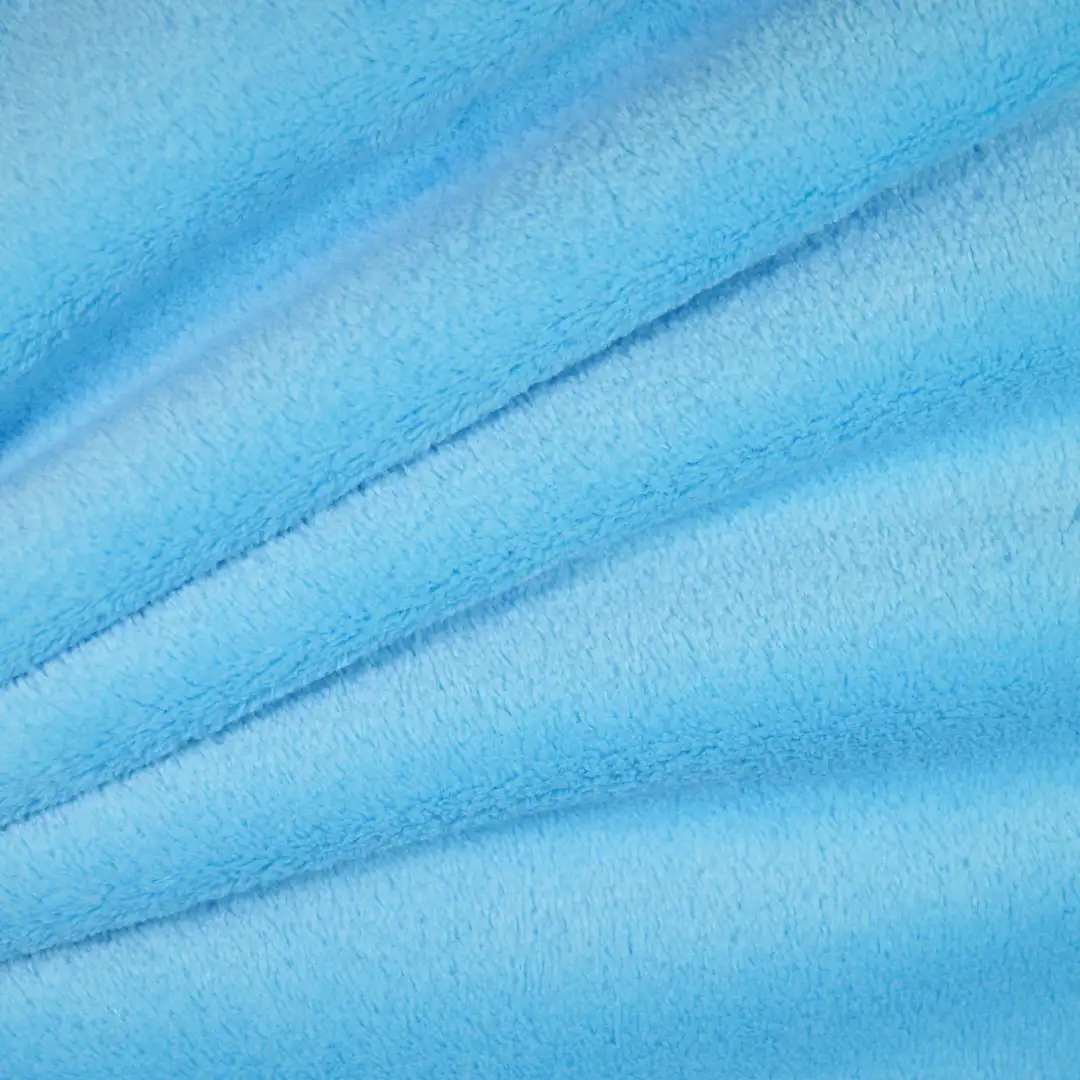 China Fabric for Hoodie,Pajamas,Full-Zipper Cardigan  Coral Fleece Knit Fabric Polyester Blue color buy from China wholesaler bulk order at wholesale price free worldwide shipping Alibaba