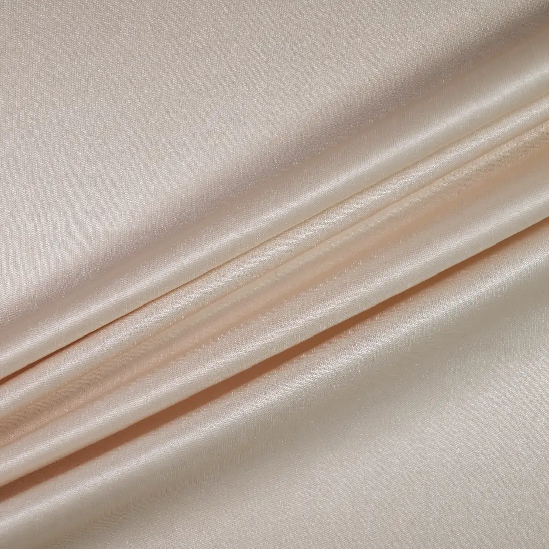 China Fabric for Interlining Single Jersey Knit Fabric Polyester Beige color buy from China wholesaler bulk order at wholesale price free worldwide shipping Alibaba