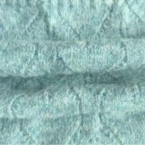 China Yarn for Hoodie,Open Cardigan (Sweater),Full-Zipper Cardigan (Sweater),Half-Zipper Cardigan (Sweater),Round Neck Pullover (Sweater),Crop Top Pullover (Sweater),Dresses (Cardigan Open) (Sweater),Dresses (Cardigan Button) (Sweater),Dresses (Pullover) (Sweater) Mossy Yarn Fancy Yarn Wool Nylon Recycled Polyester Elastane green+blue color buy from China wholesaler bulk order at wholesale price free worldwide shipping Alibaba