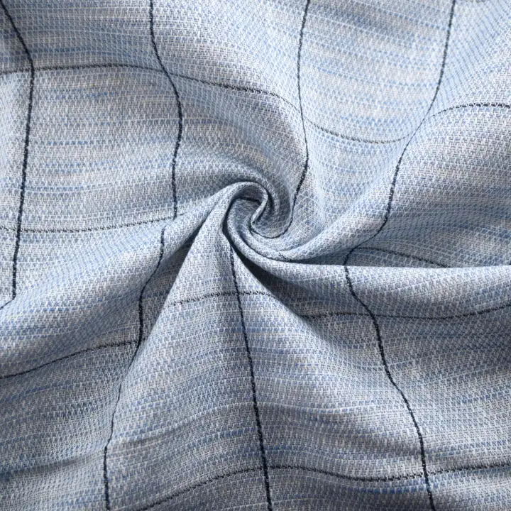 India Fabric for Shirt Cotton Dobby Natural Woven Fabric COTTON Check color buy from India wholesaler bulk order at wholesale price free worldwide shipping Alibaba