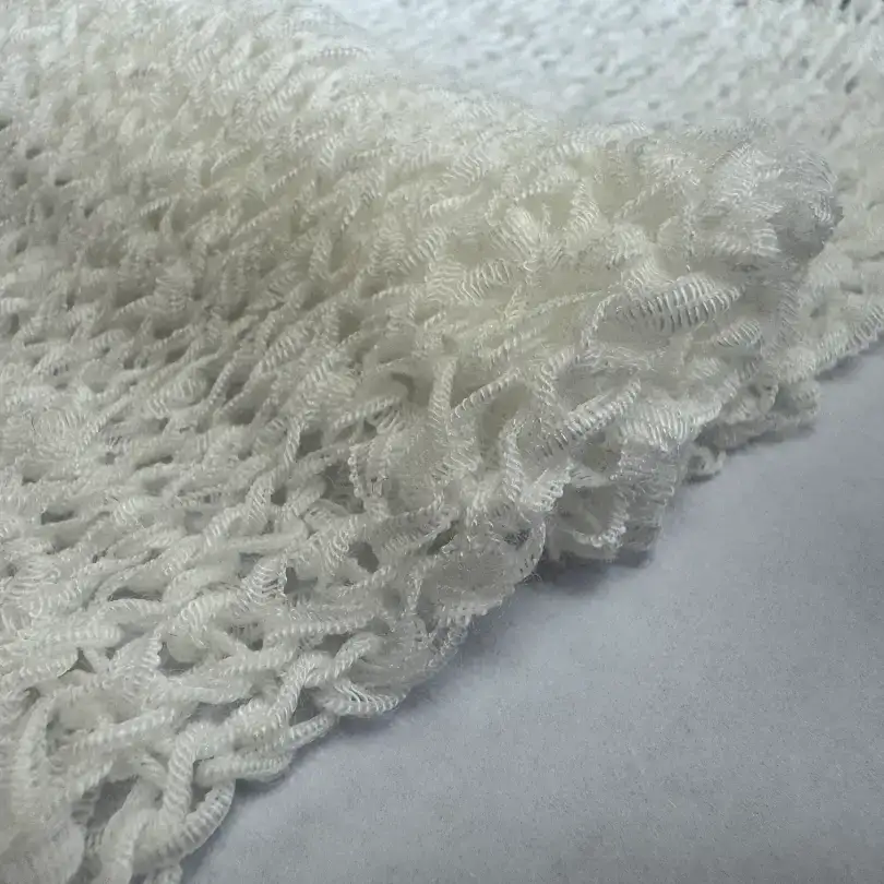 China Yarn  Ladder Yarn Fancy Yarn Acrylic Nylon White color buy from China wholesaler bulk order at wholesale price free worldwide shipping Alibaba