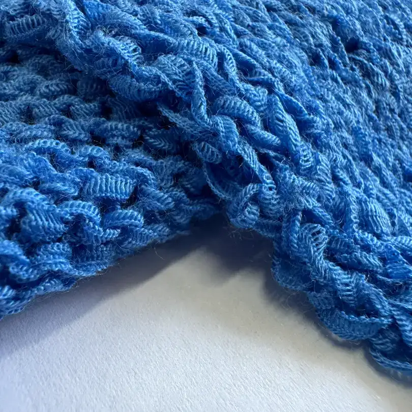 China Yarn  Ladder Yarn Fancy Yarn Acrylic Nylon Blue color buy from China wholesaler bulk order at wholesale price free worldwide shipping Alibaba