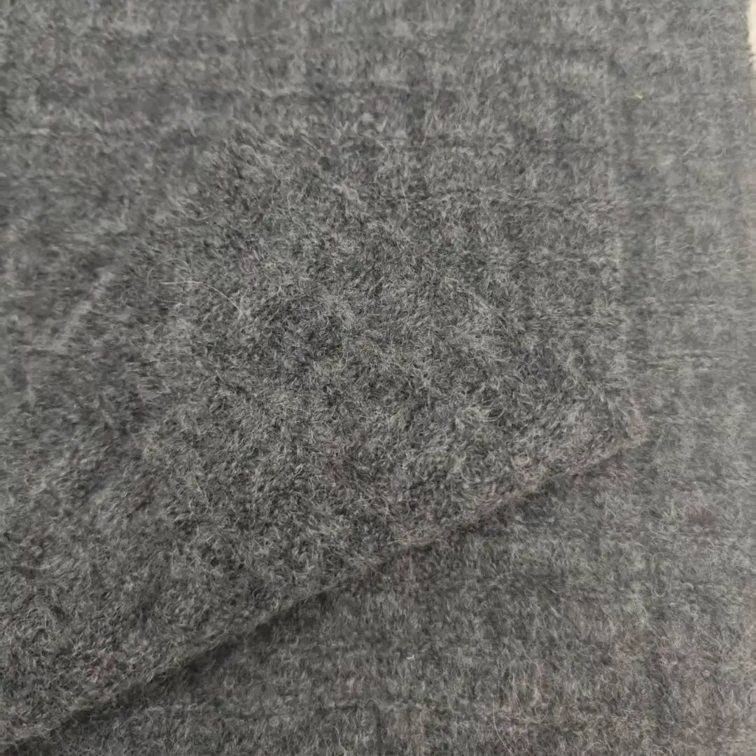 China Yarn for Hoodie,Open Cardigan (Sweater),Round Neck Pullover (Sweater),Kids Crew-Neck Cardigan (Sweater) Mossy Yarn Fancy Yarn Alpaca Wool Nylon Spandex Dark grey color buy from China wholesaler bulk order at wholesale price free worldwide shipping Alibaba