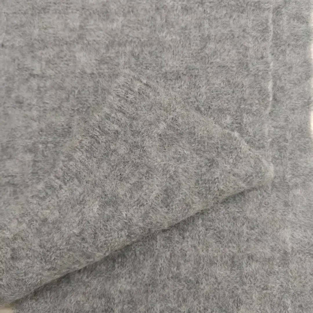 China Yarn for Crop Top,Hoodie,Round Neck Pullover (Sweater),Crop Top Pullover (Sweater),Kids Crew-Neck Cardigan (Sweater) Mossy Yarn Fancy Yarn Alpaca Acrylic Nylon Spandex light gray color buy from China wholesaler bulk order at wholesale price free worldwide shipping Alibaba