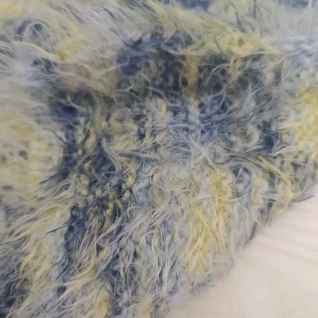 China Yarn for Crop Top,Hoodie,Open Cardigan (Sweater) Feather Yarn Fancy Yarn Nylon Polyester multicolor color buy from China wholesaler bulk order at wholesale price free worldwide shipping Alibaba