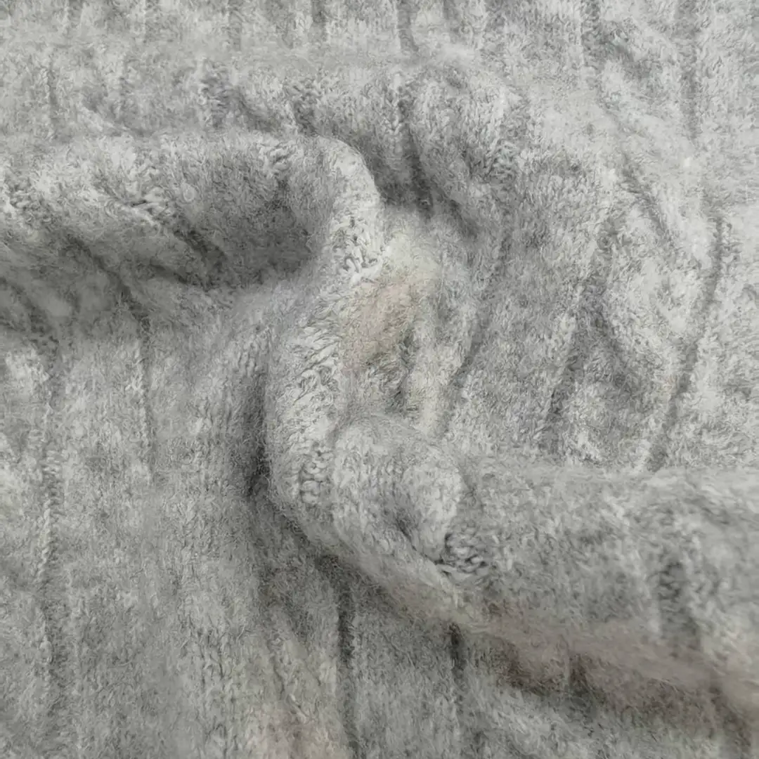 China Yarn for Hoodie,Open Cardigan (Sweater),Round Neck Pullover (Sweater),Crop Top Pullover (Sweater) Mossy Yarn Fancy Yarn Recycled Polyester Acrylic Wool Spandex light gray color buy from China wholesaler bulk order at wholesale price free worldwide shipping Alibaba