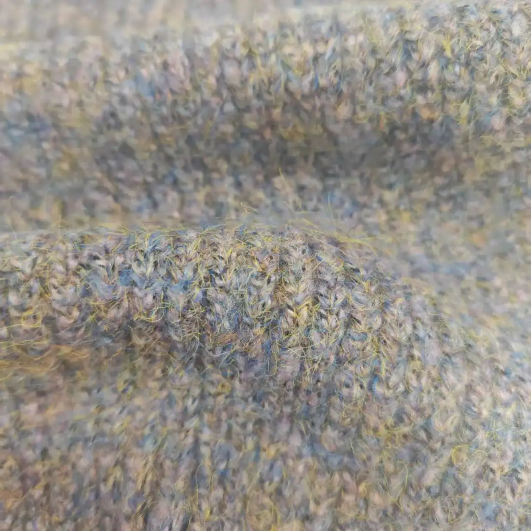 China Yarn for Open Cardigan (Sweater),Half-Zipper Cardigan (Sweater),Crop Top Pullover (Sweater) Mossy Yarn Fancy Yarn Polyester Acrylic Spandex Brownish purple color buy from China wholesaler bulk order at wholesale price free worldwide shipping Alibaba