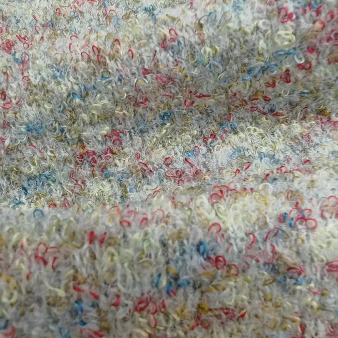 China Yarn for Crop Top,Hoodie,Open Cardigan (Sweater),Full-Zipper Cardigan (Sweater) Boucle Yarn Fancy Yarn Polyester Acrylic Wool multicolor color buy from China wholesaler bulk order at wholesale price free worldwide shipping Alibaba