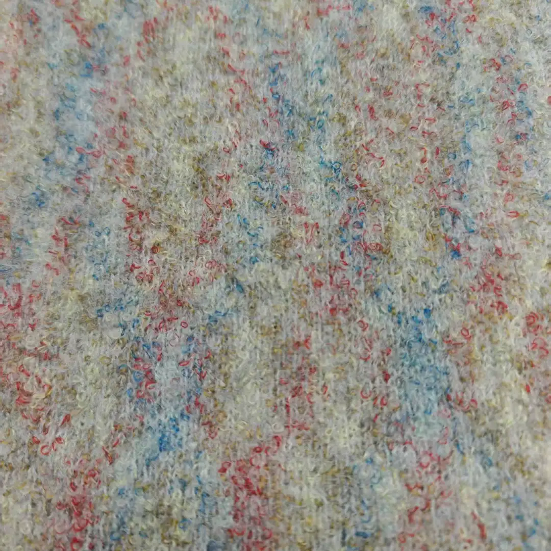 China Yarn for Crop Top,Hoodie,Open Cardigan (Sweater),Full-Zipper Cardigan (Sweater) Boucle Yarn Fancy Yarn Polyester Acrylic Wool multicolor color buy from China wholesaler bulk order at wholesale price free worldwide shipping Alibaba