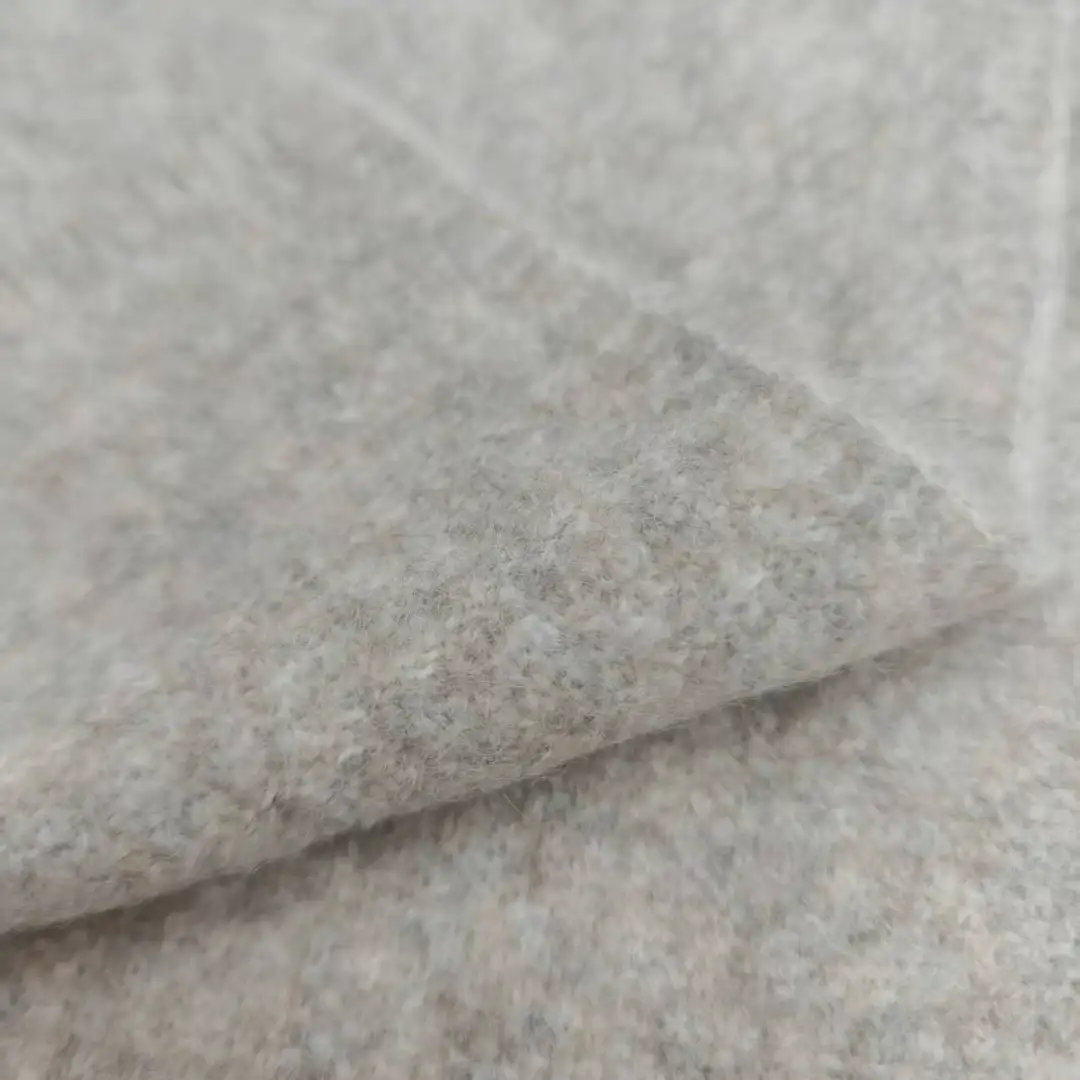 China Yarn for Open Cardigan (Sweater),Full-Zipper Cardigan (Sweater),Round Neck Pullover (Sweater),Kids Crew-Neck Cardigan (Sweater),Kids V-Neck Cardigan (Sweater) Mossy Yarn Fancy Yarn Polyester Acrylic Nylon Spandex light brown color buy from China wholesaler bulk order at wholesale price free worldwide shipping Alibaba