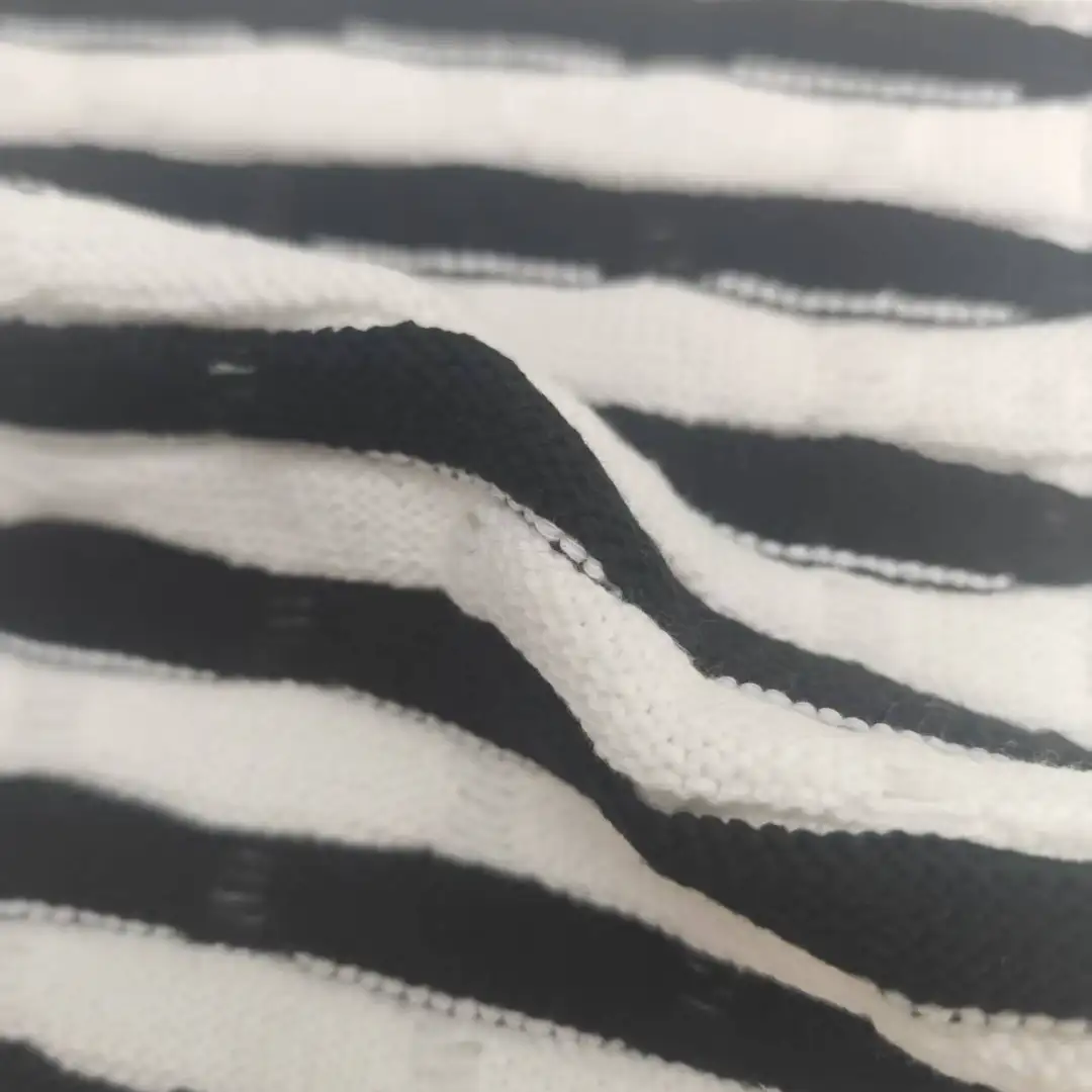 China Yarn for Hoodie,Open Cardigan (Sweater),Full-Zipper Cardigan (Sweater) Tubular Tape Yarn Fancy Yarn Cotton Polyester Black and white color buy from China wholesaler bulk order at wholesale price free worldwide shipping Alibaba