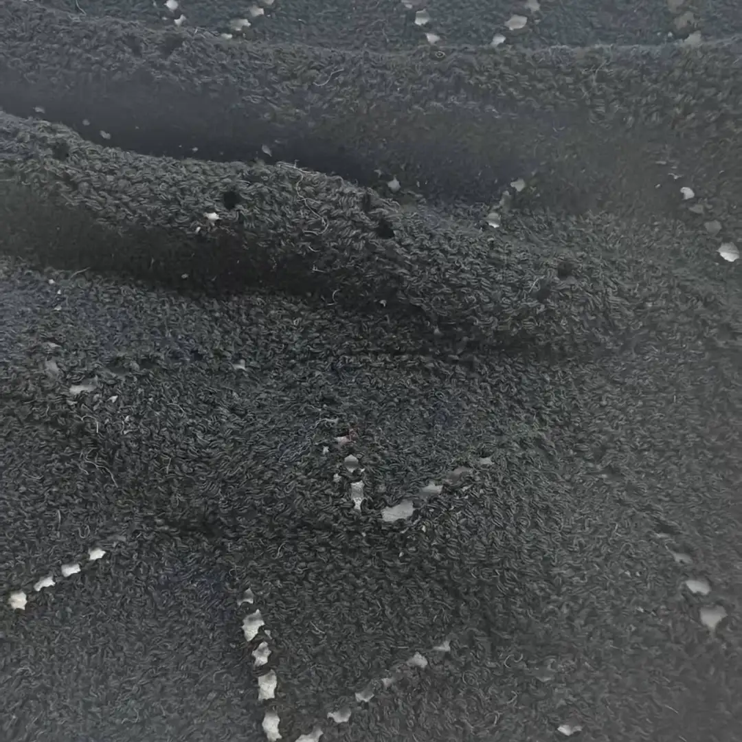 China Yarn for Hoodie,Open Cardigan (Sweater),Full-Zipper Cardigan (Sweater) Knot Yarn Fancy Yarn Cotton Polyester BLACK color buy from China wholesaler bulk order at wholesale price free worldwide shipping Alibaba