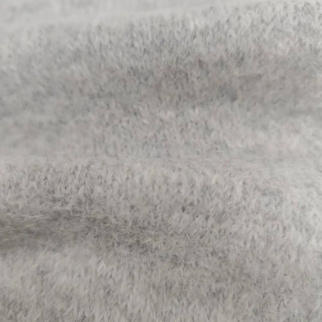 China Yarn for Hoodie,Open Cardigan (Sweater),Full-Zipper Cardigan (Sweater),Crop Top Pullover (Sweater) Mossy Yarn Fancy Yarn Polyester Wool Nylon Alpaca Spandex light gray color buy from China wholesaler bulk order at wholesale price free worldwide shipping Alibaba
