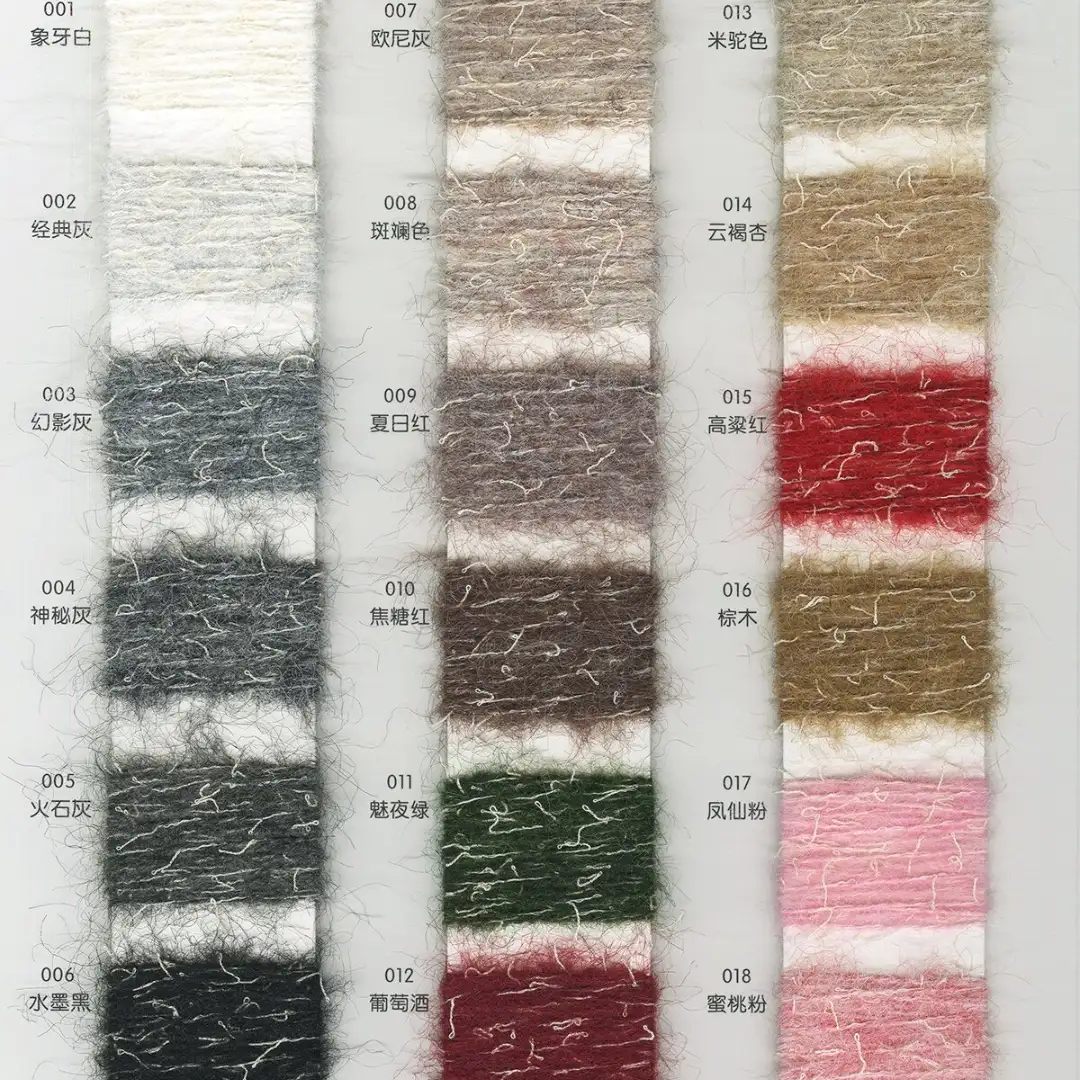 China Yarn for Crop Top,Ladies Vest (Sweater),Open Cardigan (Sweater),Round Neck Pullover (Sweater) Mossy Yarn Fancy Yarn Polyamide Wool Cotton Elastane Polyester 渐变色 color buy from China wholesaler bulk order at wholesale price free worldwide shipping Alibaba