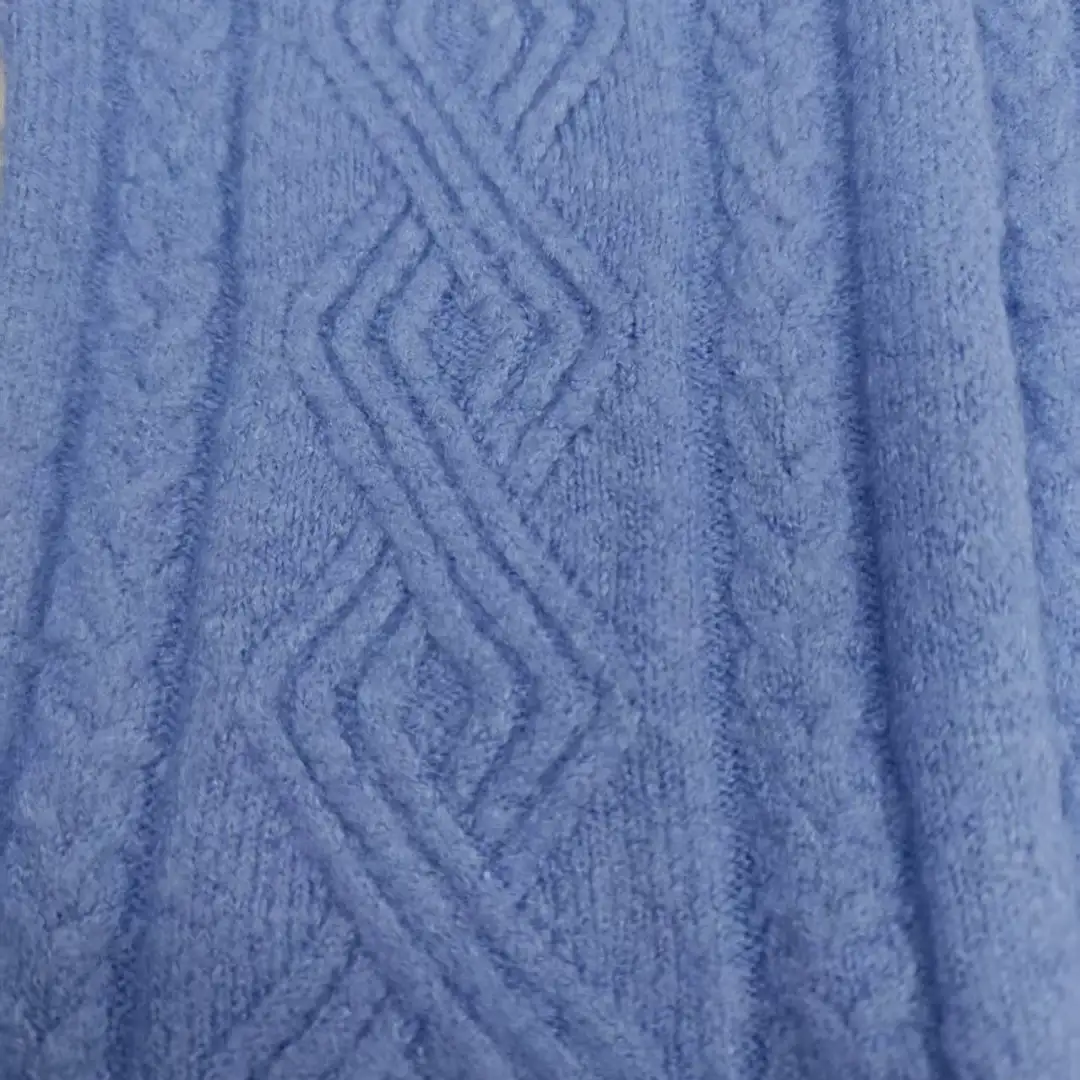 China Yarn for Crop Top,Hoodie,Open Cardigan (Sweater),Crop Top Pullover (Sweater) Mossy Yarn Fancy Yarn Rayon Nylon Linen Spandex Blue color buy from China wholesaler bulk order at wholesale price free worldwide shipping Alibaba