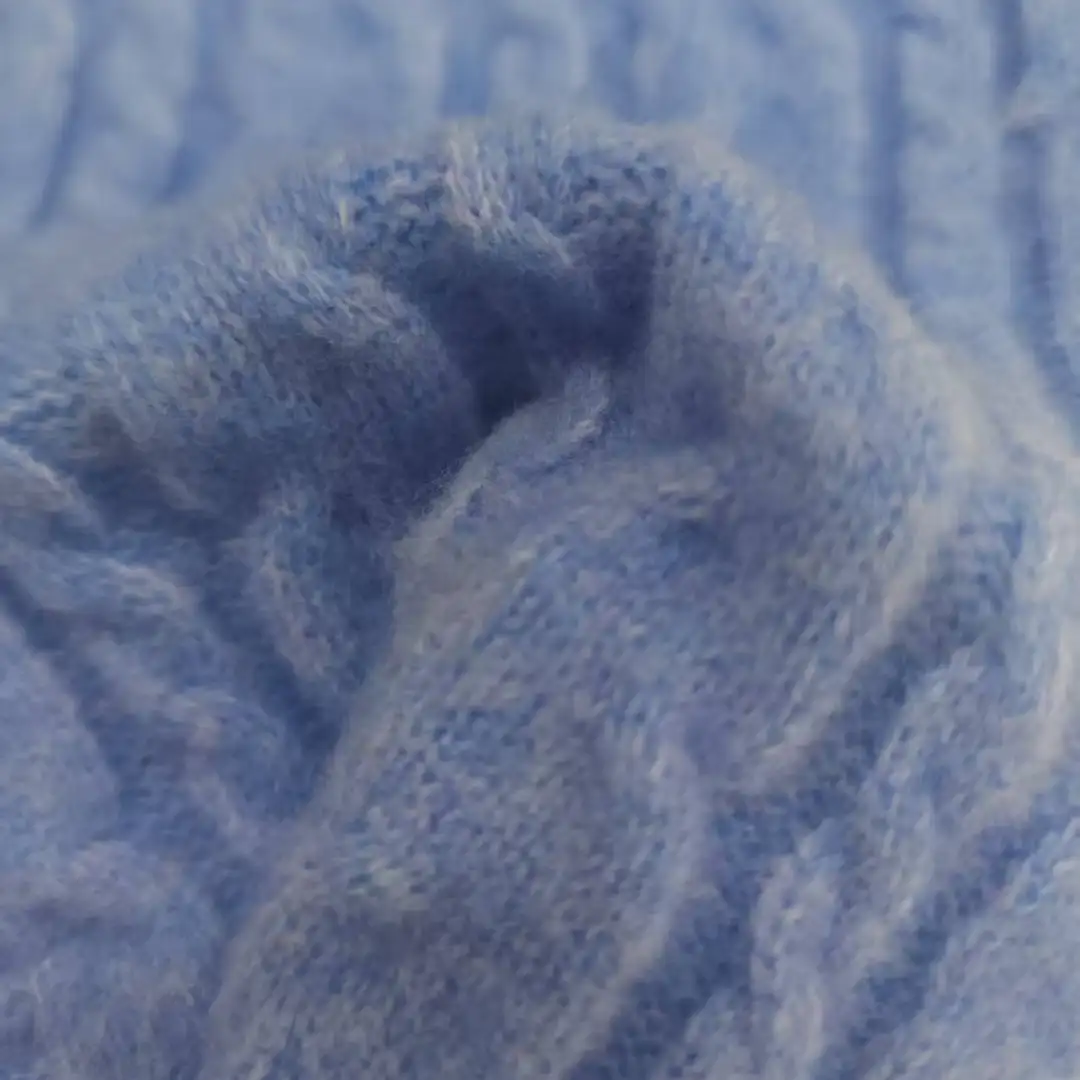 China Yarn for Hoodie,Open Cardigan (Sweater),Full-Zipper Cardigan (Sweater),Round Neck Pullover (Sweater) Mossy Yarn Fancy Yarn Recycled Polyester Polyester Acrylic Wool Blue color buy from China wholesaler bulk order at wholesale price free worldwide shipping Alibaba