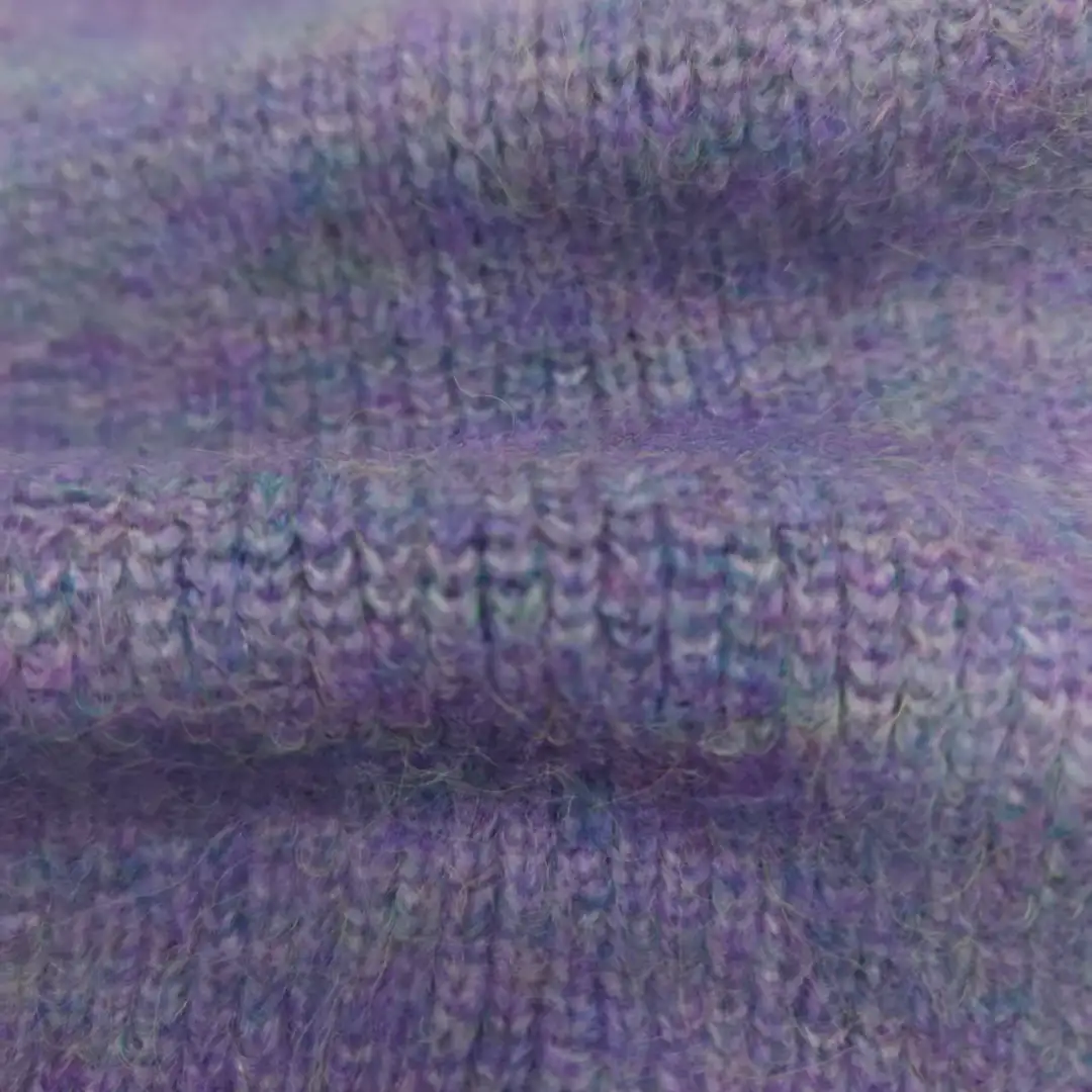 China Yarn for Hoodie,Open Cardigan (Sweater),Full-Zipper Cardigan (Sweater),Crop Top Pullover (Sweater) Mossy Yarn Fancy Yarn Recycled Polyester Nylon Polyester Wool Spandex Violet color buy from China wholesaler bulk order at wholesale price free worldwide shipping Alibaba