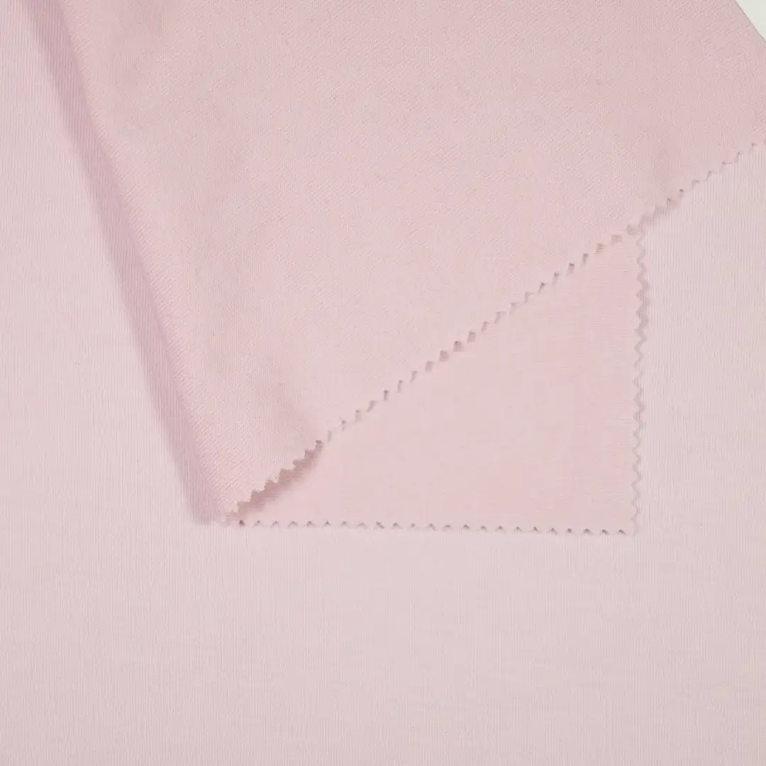 China Fabric for Tank Top,Strap Midi Dress,Tank Midi Dress Single Jersey Knit Fabric Rayon Poly Lactic Acid（PLA) Silk pink color buy from China wholesaler bulk order at wholesale price free worldwide shipping Alibaba