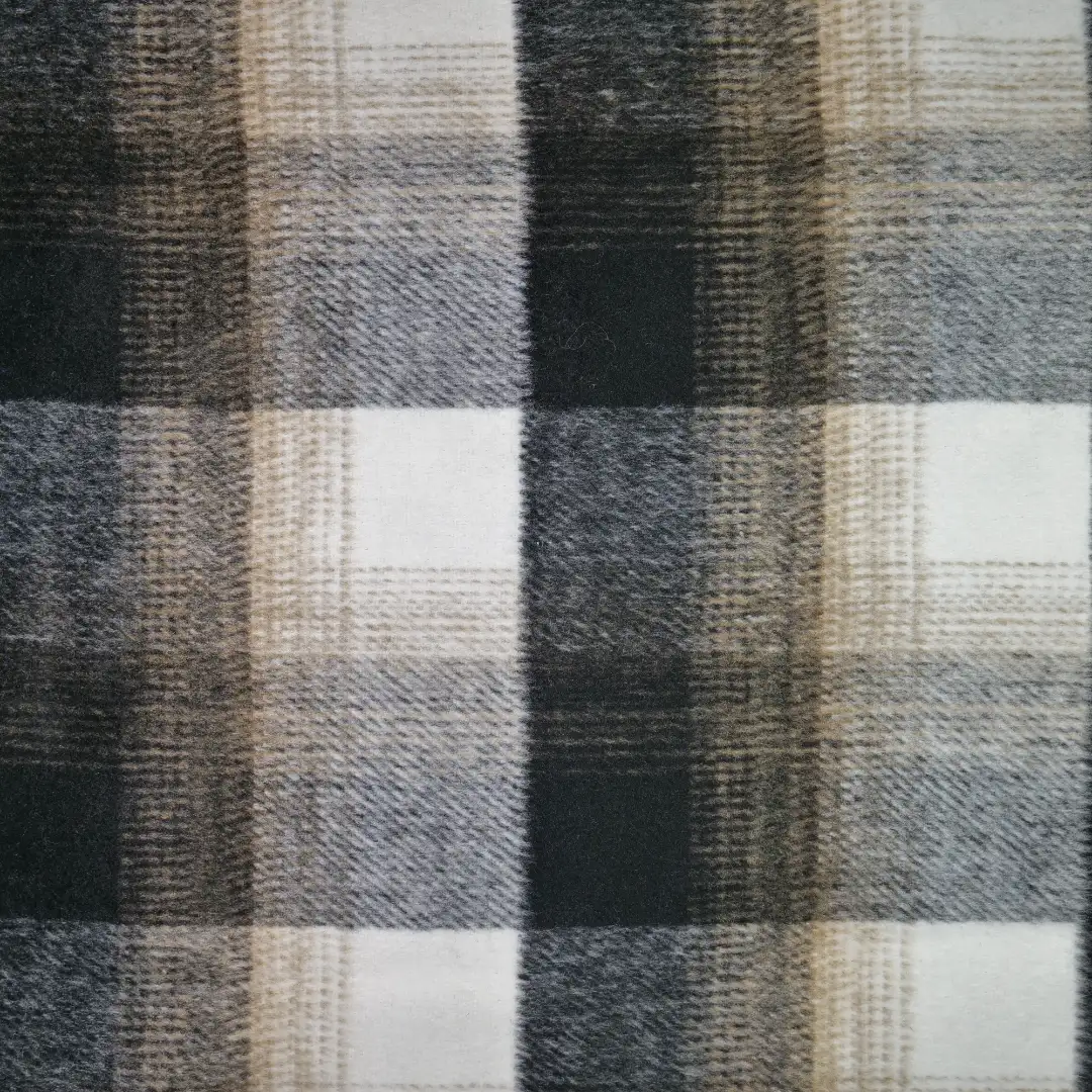 China Fabric for Jackets,Overcoat,Uniform,Kids Stretch Waist Pleated Skirt Yarn Dyed Check Woven Blended Fabric Polyester Other Brown color buy from China wholesaler bulk order at wholesale price free worldwide shipping Alibaba