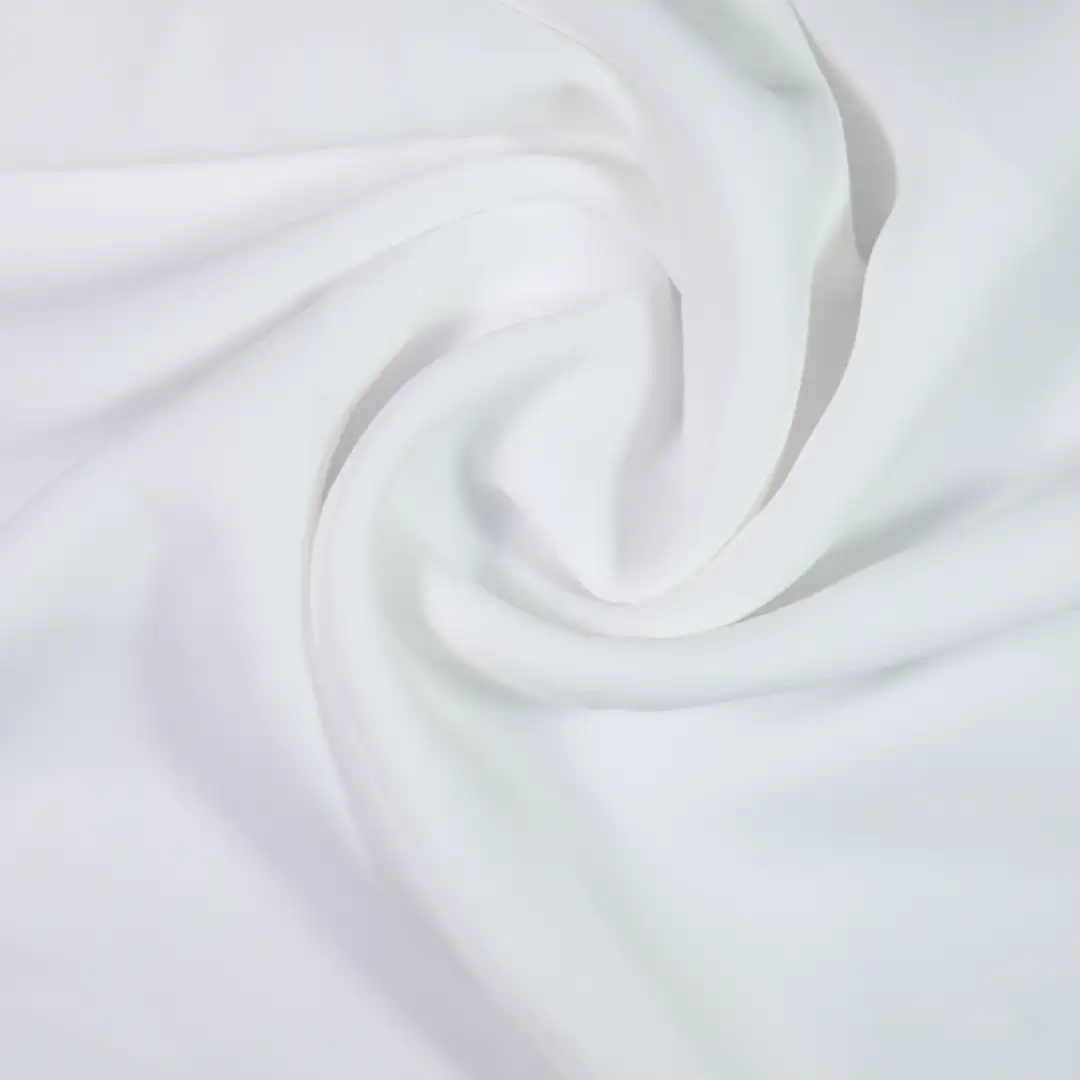 China Fabric for Tank Midi Dress,Elasticated Waistband Culotte-style Trousers,Ruffle Tier Mini Skirt,French Ruffle Collar Shirt Chiffon Synthetic Woven Fabric Polyester white color buy from China wholesaler bulk order at wholesale price free worldwide shipping Alibaba