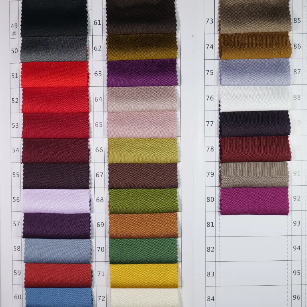 China Fabric for Shirt,Interlining,Lace-Up V-Neck Crop Top,Lantern Sleeve Lapel Blouses Bengaline Synthetic Woven Fabric Polyester Purple color buy from China wholesaler bulk order at wholesale price free worldwide shipping Alibaba