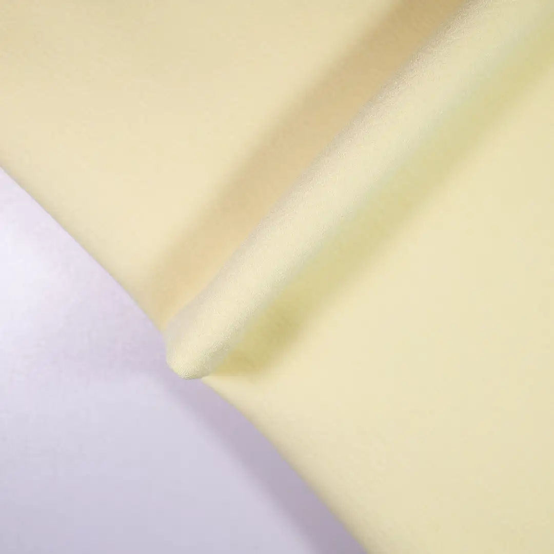 China Fabric for Blazer,Jogger,Overcoat,Knitted Jacket  Scuba Knit Fabric Polyester Spandex yellow color buy from China wholesaler bulk order at wholesale price free worldwide shipping Alibaba