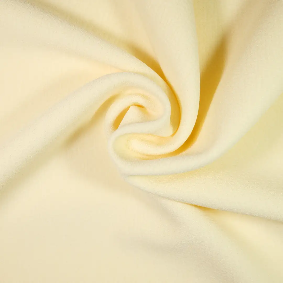 China Fabric for Blazer,Jogger,Overcoat,Knitted Jacket  Scuba Knit Fabric Polyester Spandex yellow color buy from China wholesaler bulk order at wholesale price free worldwide shipping Alibaba