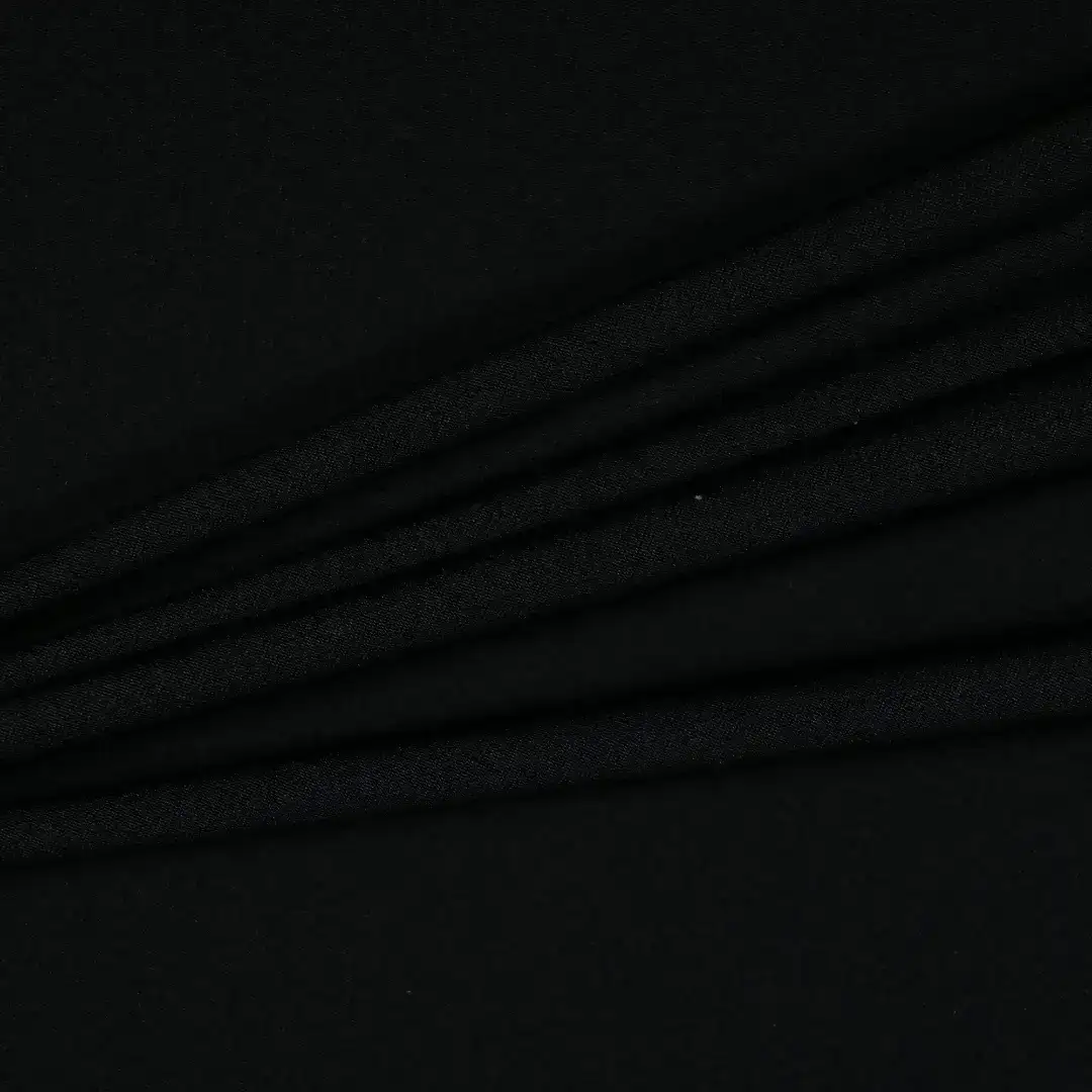 China Fabric for Pants,Jackets,Skirt  Twill Woven Blended Fabric Polyamide Elastane black color buy from China wholesaler bulk order at wholesale price free worldwide shipping Alibaba