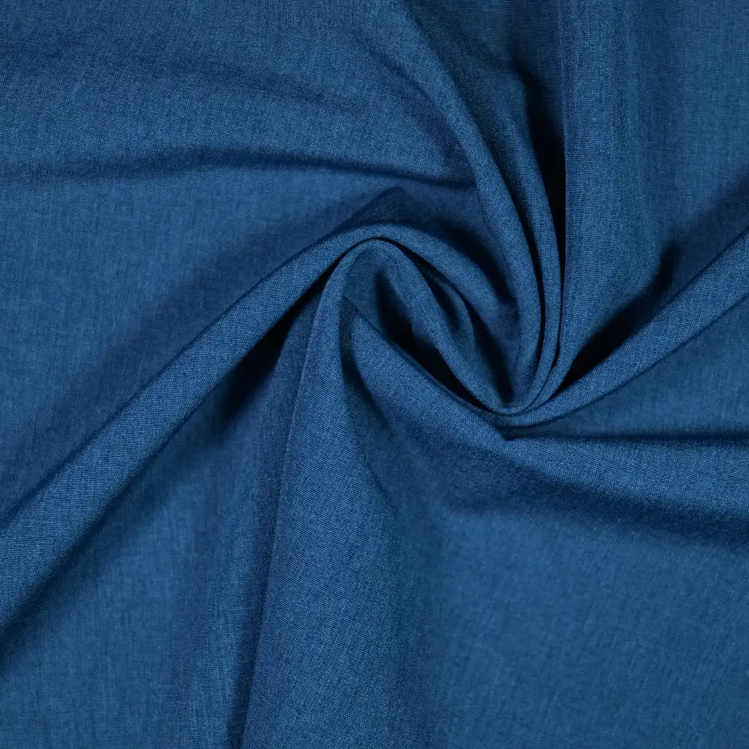 China Fabric for Shorts,Dresses (Cardigan Open) ,Skirt  Four-way Stretch (Bi-Stretch) Woven Blended Fabric Polyester Spandex BLUE color buy from China wholesaler bulk order at wholesale price free worldwide shipping Alibaba