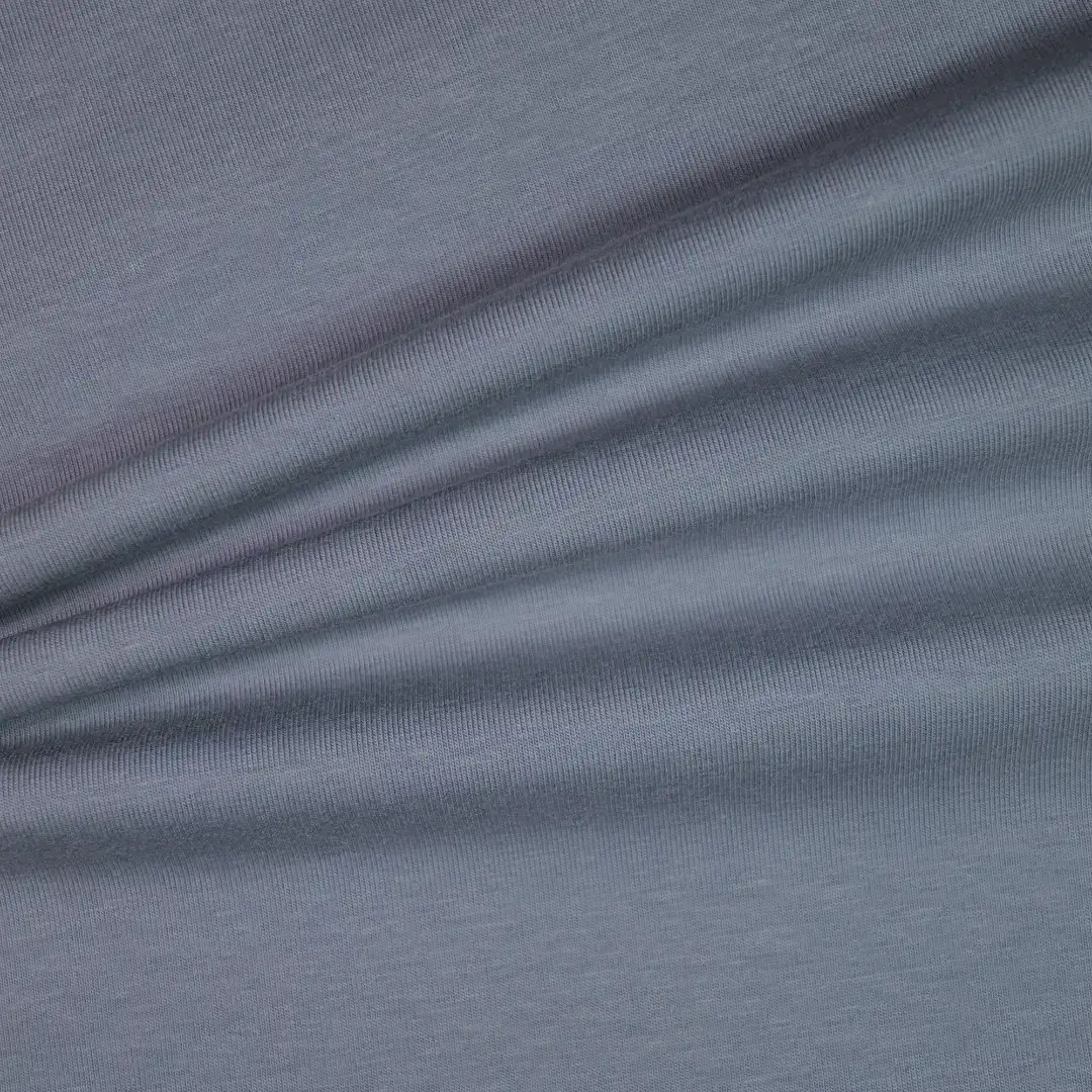 China Fabric for T-Shirt,Ladies Vest ,Cami Top ,Sleeveless Corset Midi Dress Single Jersey Knit Fabric Cotton Elastane grey color buy from China wholesaler bulk order at wholesale price free worldwide shipping Alibaba