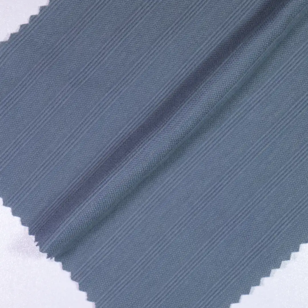 China Fabric for Tank Top,T-shirt ,Tank Wrap Midi Dress Jacquard Knit Fabric Cotton Polyamide grey color buy from China wholesaler bulk order at wholesale price free worldwide shipping Alibaba