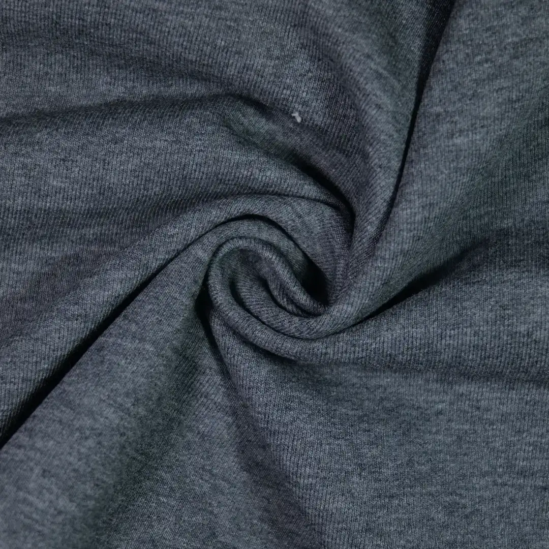 China Fabric for Pants,Shorts,T-shirt ,Sweatshirt Rib Knit Fabric Cotton PET grey color buy from China wholesaler bulk order at wholesale price free worldwide shipping Alibaba