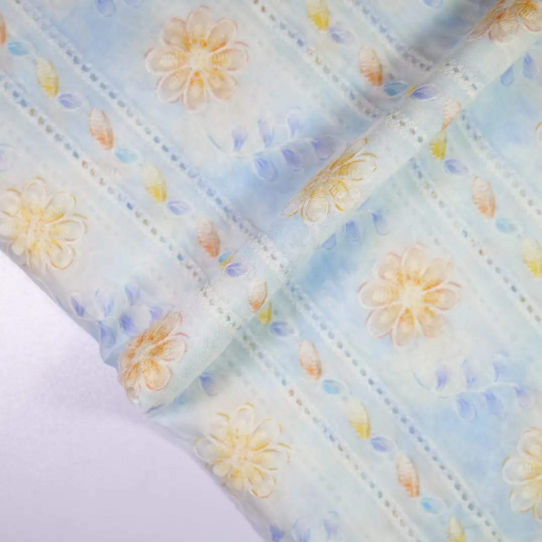 China Fabric for Blouse,Skirt ,Tier Midi Shirt Dress Tencel-nylon Interwoven Fabric Woven Blended Fabric Polyamide Tencel BLUE color buy from China wholesaler bulk order at wholesale price free worldwide shipping Alibaba