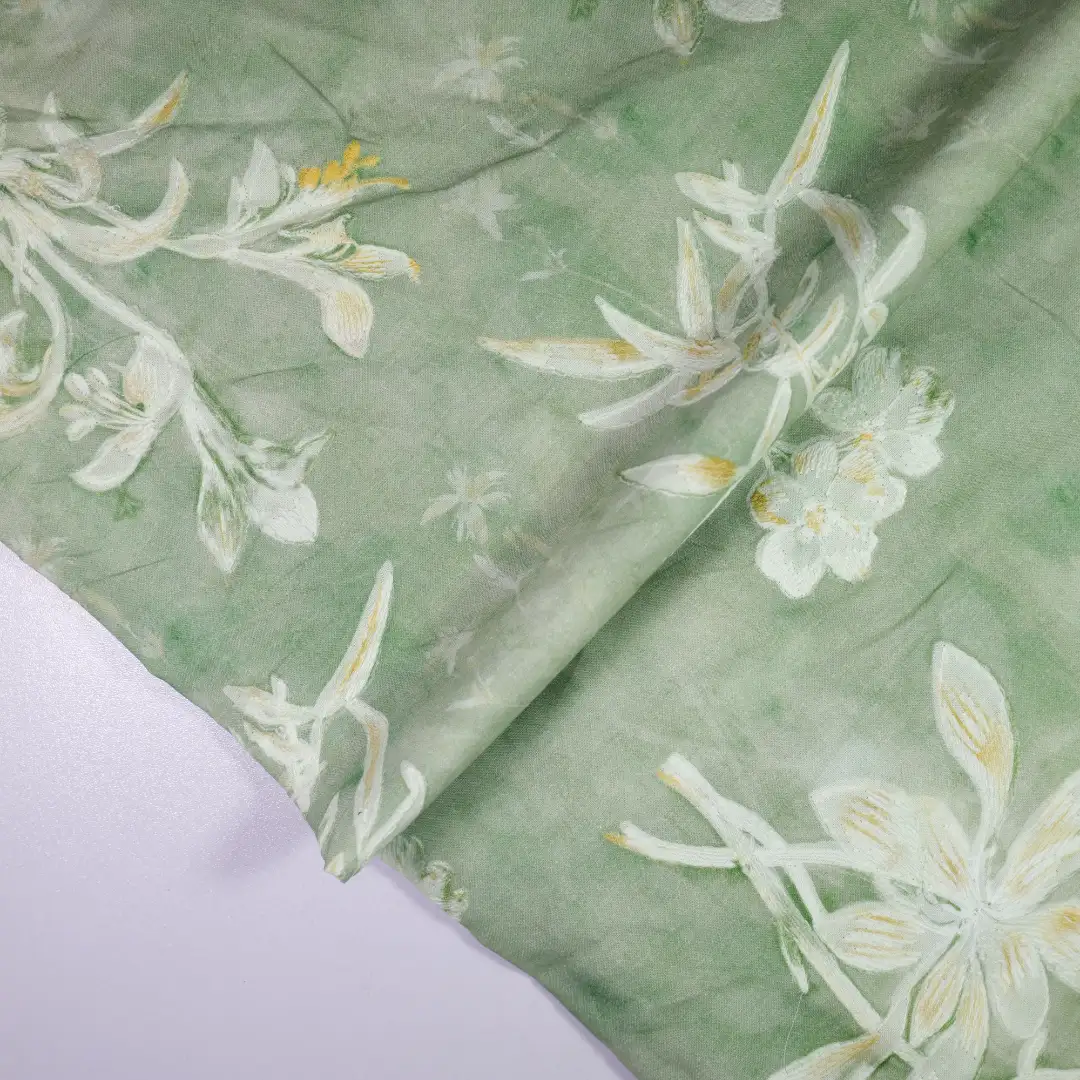 China Fabric for Blouse,Skirt,Backless Beach Dress,Strap Midi Dress Tencel-nylon Interwoven Fabric Woven Blended Fabric Nylon Tencel green color buy from China wholesaler bulk order at wholesale price free worldwide shipping Alibaba